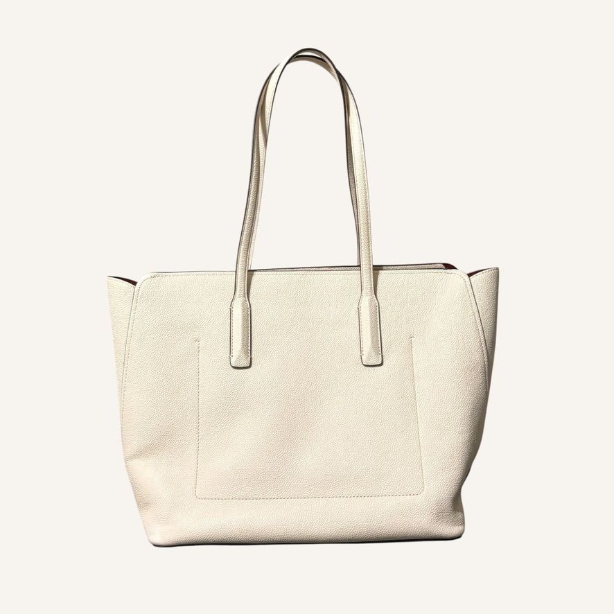 Kate Spade Kate Spade Large Margaux Leather Tote Cream Vanilla Classic Size ONE SIZE - 3 Thumbnail