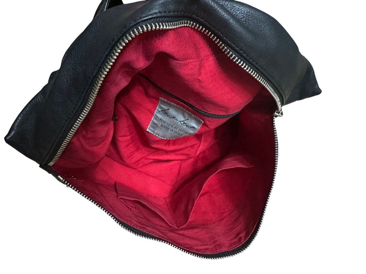 Yohji Yamamoto RARE‼️ KAWA-KAWA JAPAN BY YOHJI YAMAMOTO FULL LEATHER BAGPACK Size ONE SIZE - 9 Thumbnail