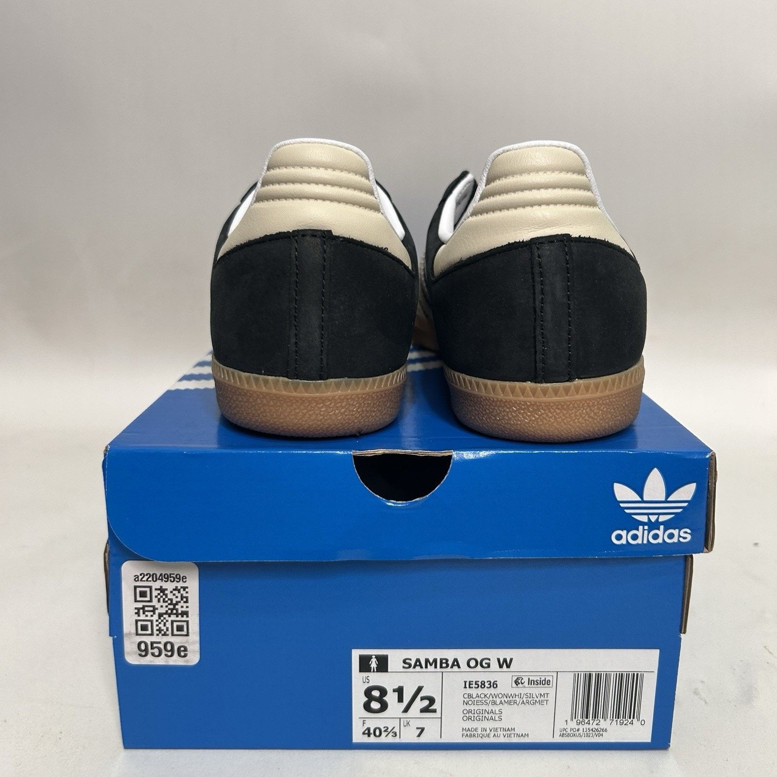 Adidas adidas Samba OG WMNS “Core Black Wonder White” Size US 8.5 / IT 38.5 - 4 Thumbnail