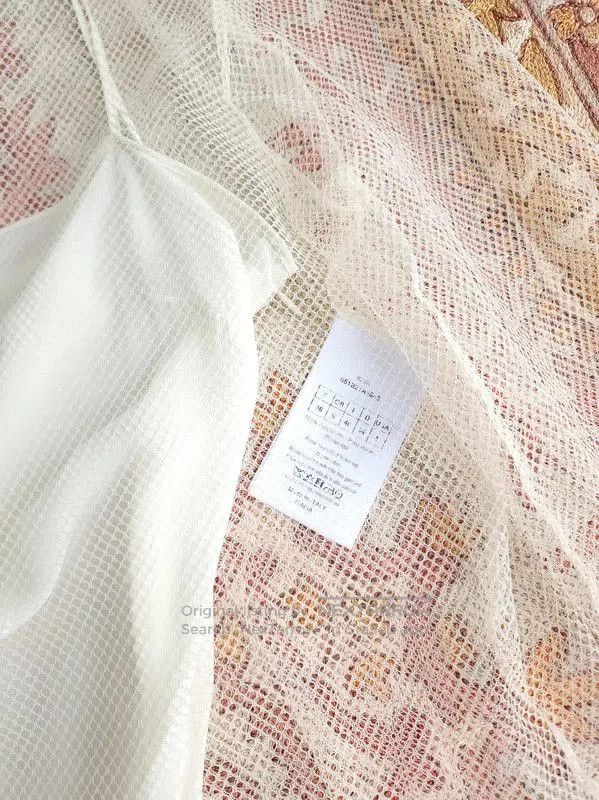 Dior Dior Sheer White Long Sleeve Cropped Shirt . Size XS / US 0-2 / IT 36-38 - 5 Thumbnail
