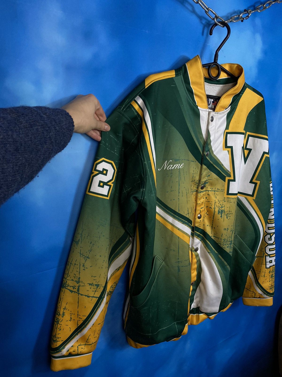 NHL × Vintage 🔥 NHL VINTAGE JACKET WINDSOR HORNETS 🐝 Size US L / EU 52-54 / 3 - 4 Thumbnail