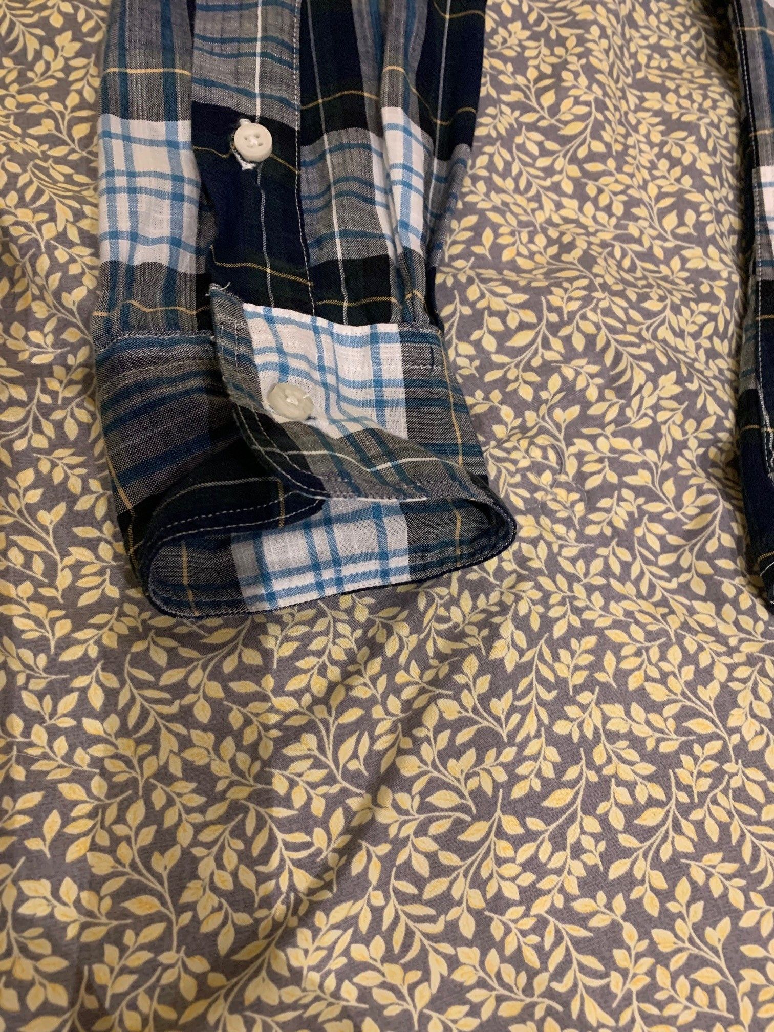 Gitman Bros. Vintage Gitman Black Watch Plaid Lightweight Cotton Shirt Size US S / EU 44-46 / 1 - 3 Thumbnail