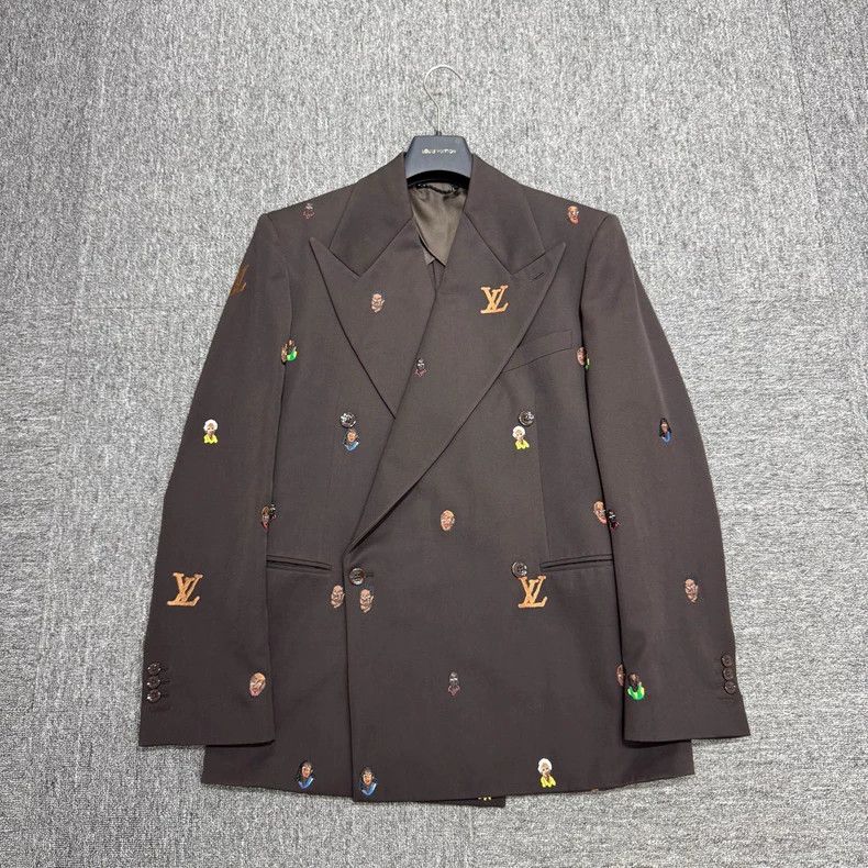 Louis Vuitton Louis Vuitton SS24 Embroidered Blazer Jacket Size US L / EU 52-54 / 3 - 1 Thumbnail