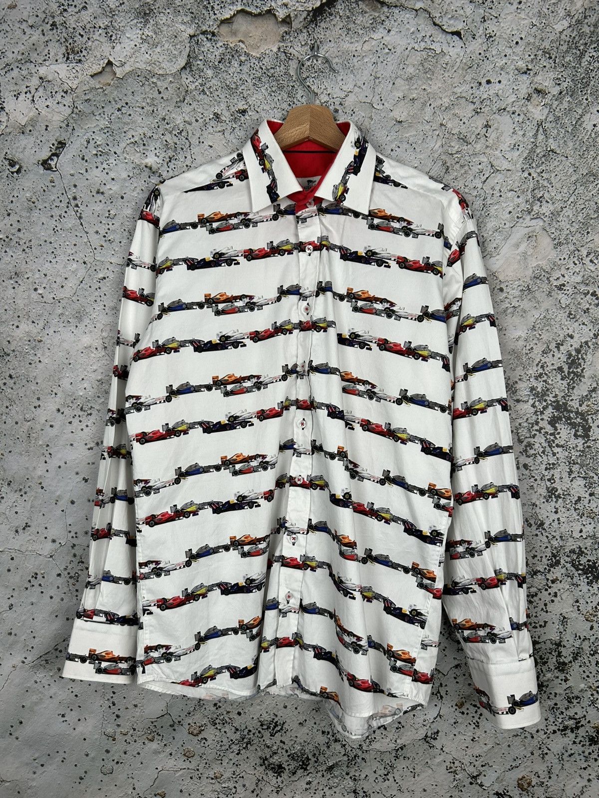 Formula 1 Vintage F1 Racing Shirt Motorsport BMW Mercedes Benz Rare Size US L / EU 52-54 / 3 - 1 Thumbnail