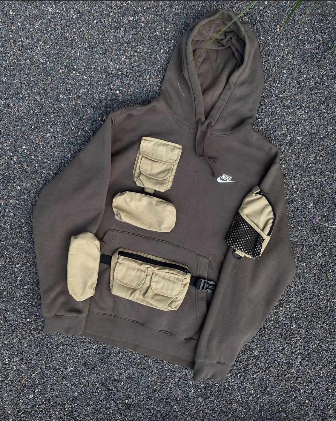 Nike Nike reworked multipocket hoodie 🫒 Size US L / EU 52-54 / 3 - 5 Thumbnail
