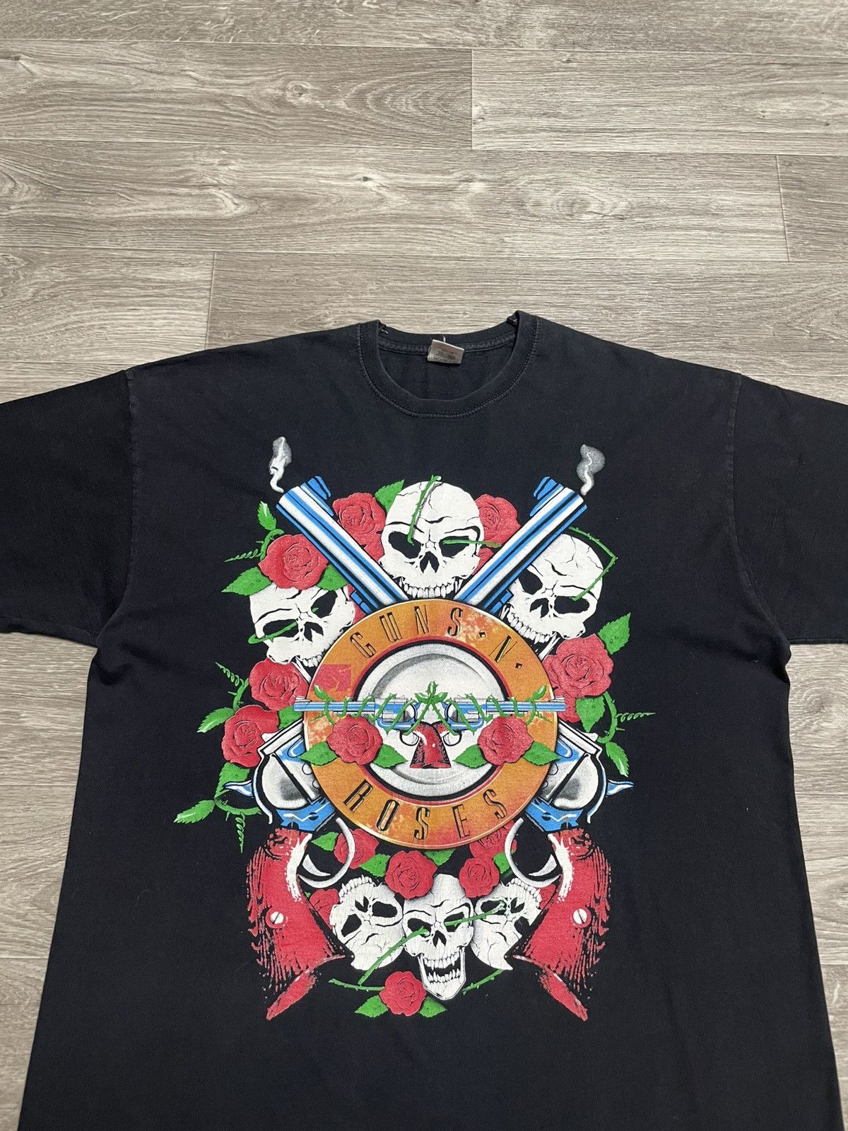 Guns N' Roses Vintage Guns N Roses Rock And Roll Band T-Shirt 2000s Size US XL / EU 56 / 4 - 2 Thumbnail
