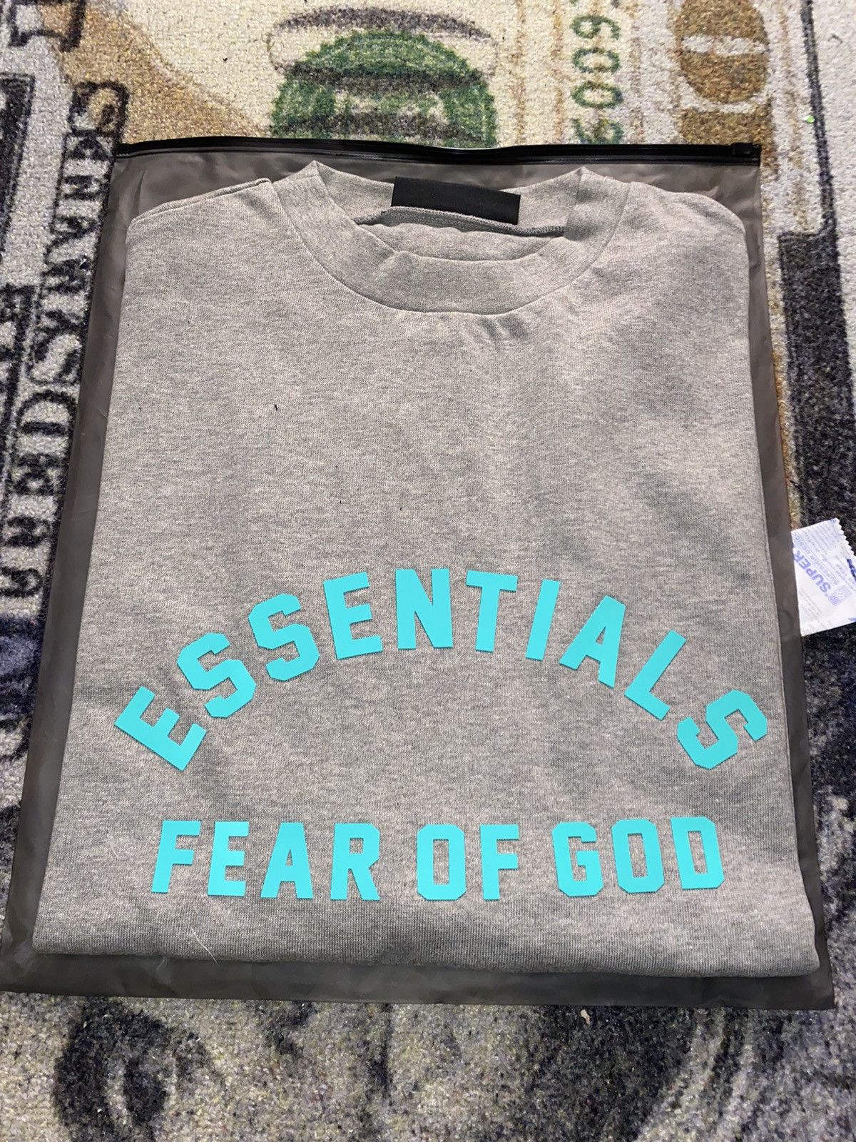 image of Essentials Heavy Jersey S/s Tee in Grey, Men's (Size 2XL)