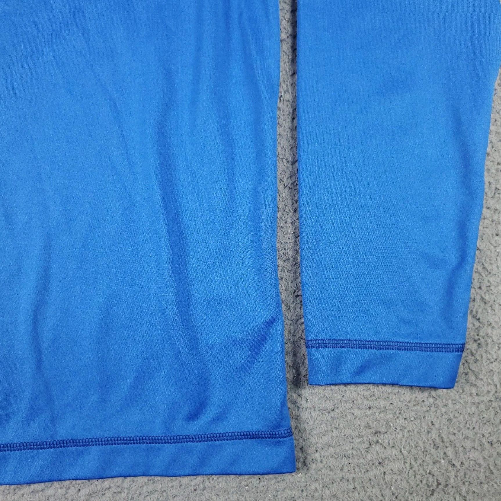 Adidas Adidas Sweater Mens Medium Blue 1/4 Zip Up Pullover Sweatshirt Knitted Zip Mock Neck Casual Lightweight Sports Modern Regular Fit Size US M / EU 48-50 / 2 - 5 Thumbnail