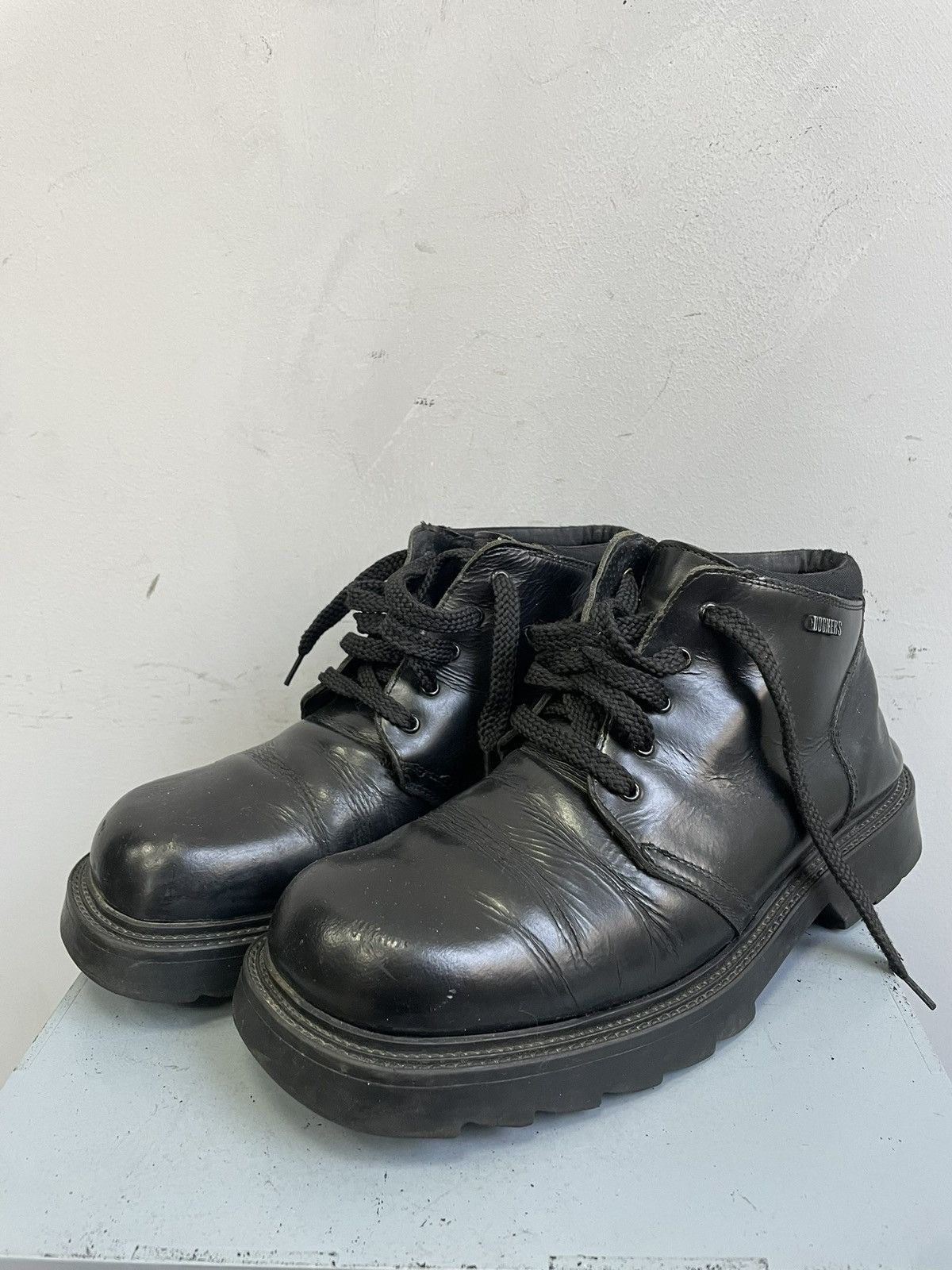 New Rock Rare platform black shoes gothic new rock y2k style hype Size US 8 / EU 41 - 4 Thumbnail