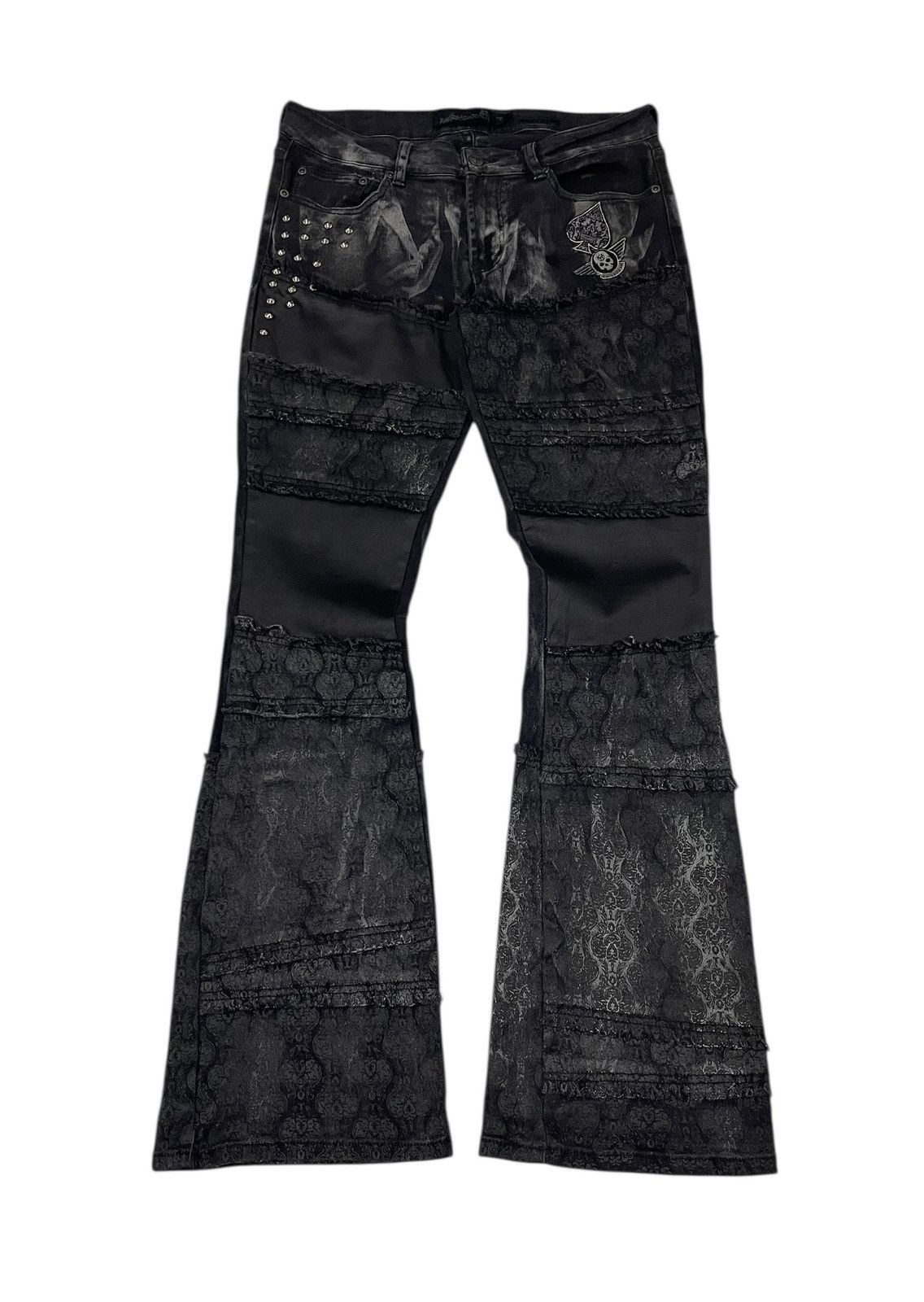 Wornstar Nightfall Flare Jeans Hysteric Glamour Style