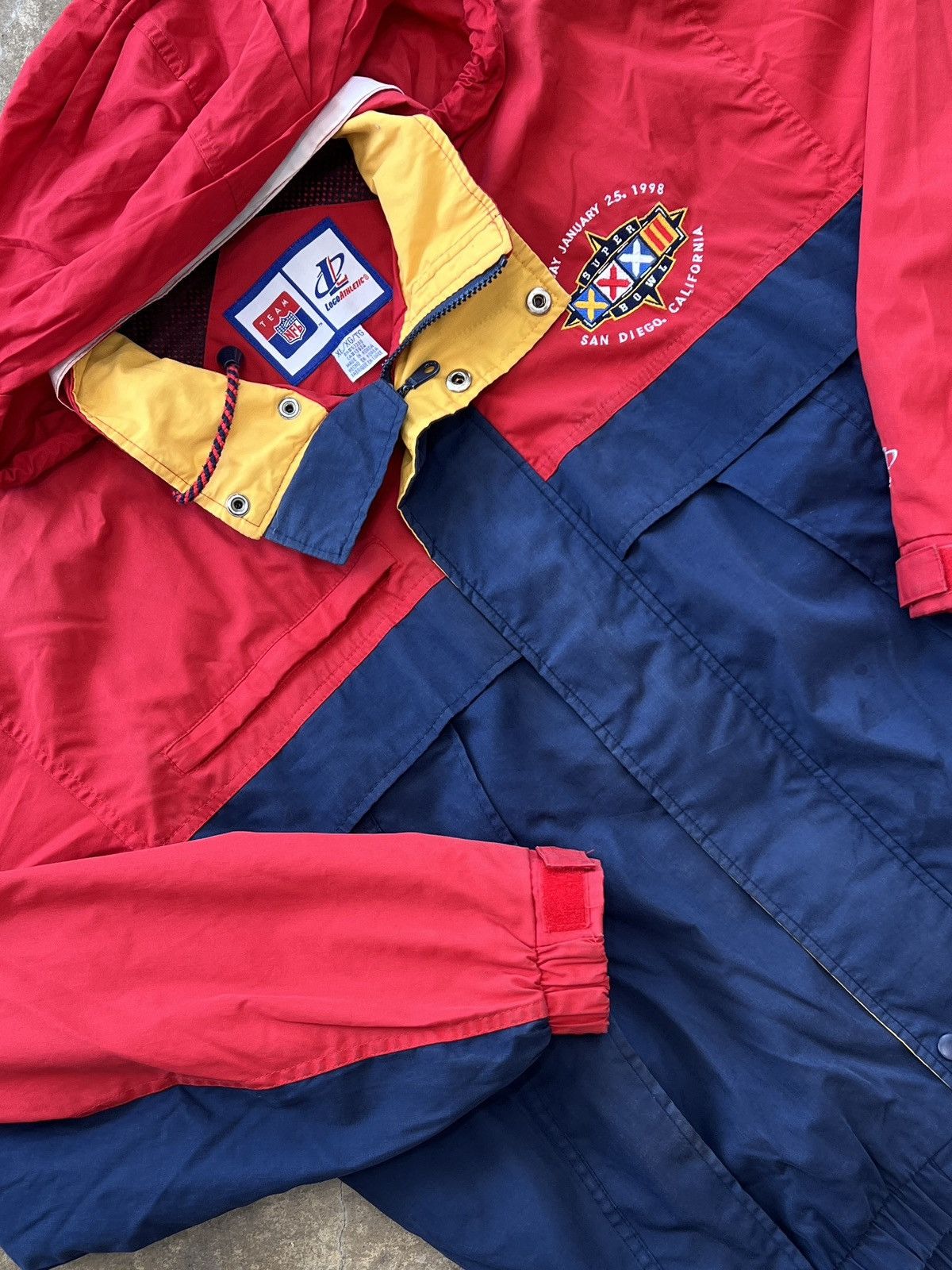 NFL 1998 NFL Super Bowl XXXII Denver Broncos Green Bay Jacket XL Size US XL / EU 56 / 4 - 1 Thumbnail