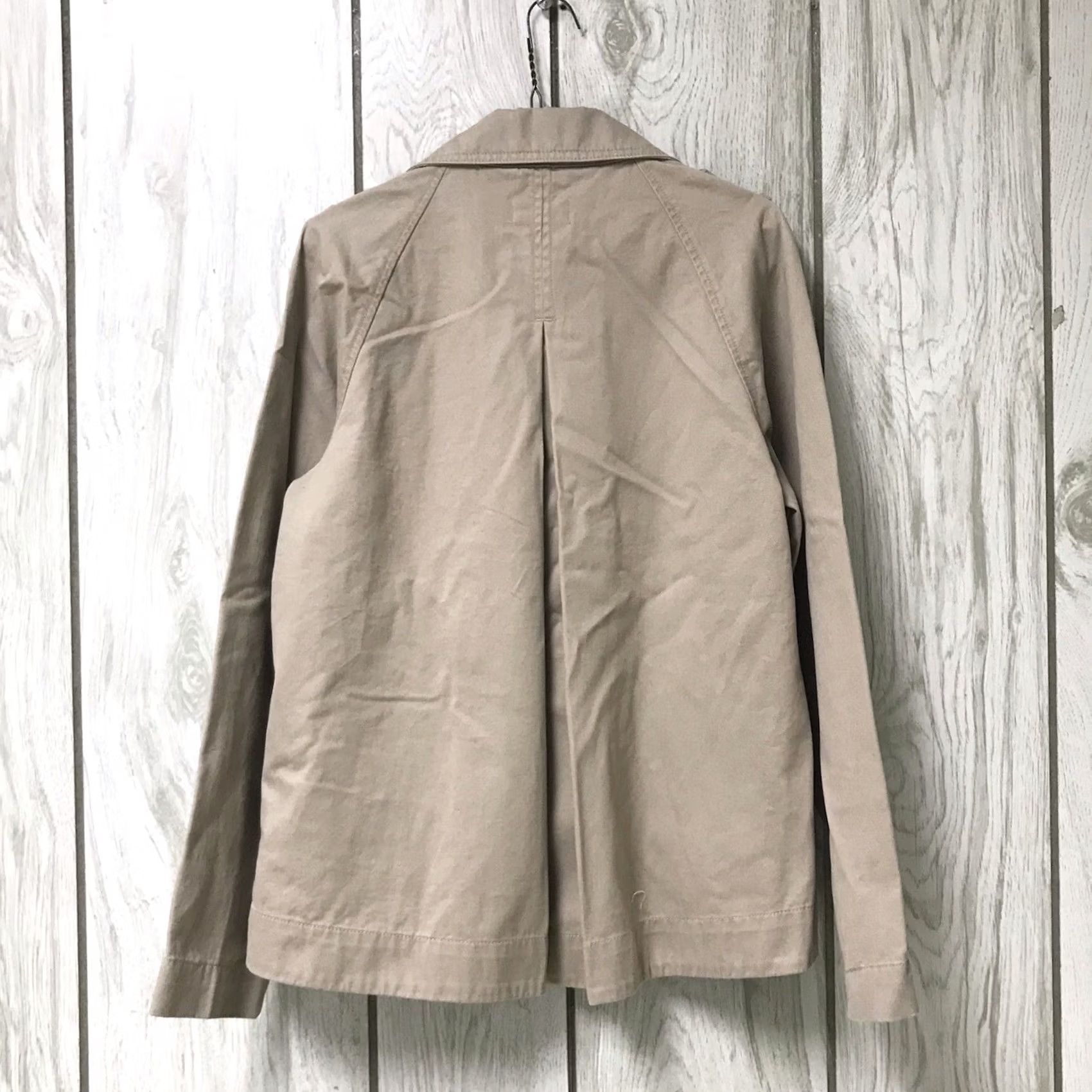 Loft LOFT Outlet Women Khaki Double-Breasted Button-Up Mid Coat Jacket S Size S / US 4 / IT 40 - 2 Thumbnail