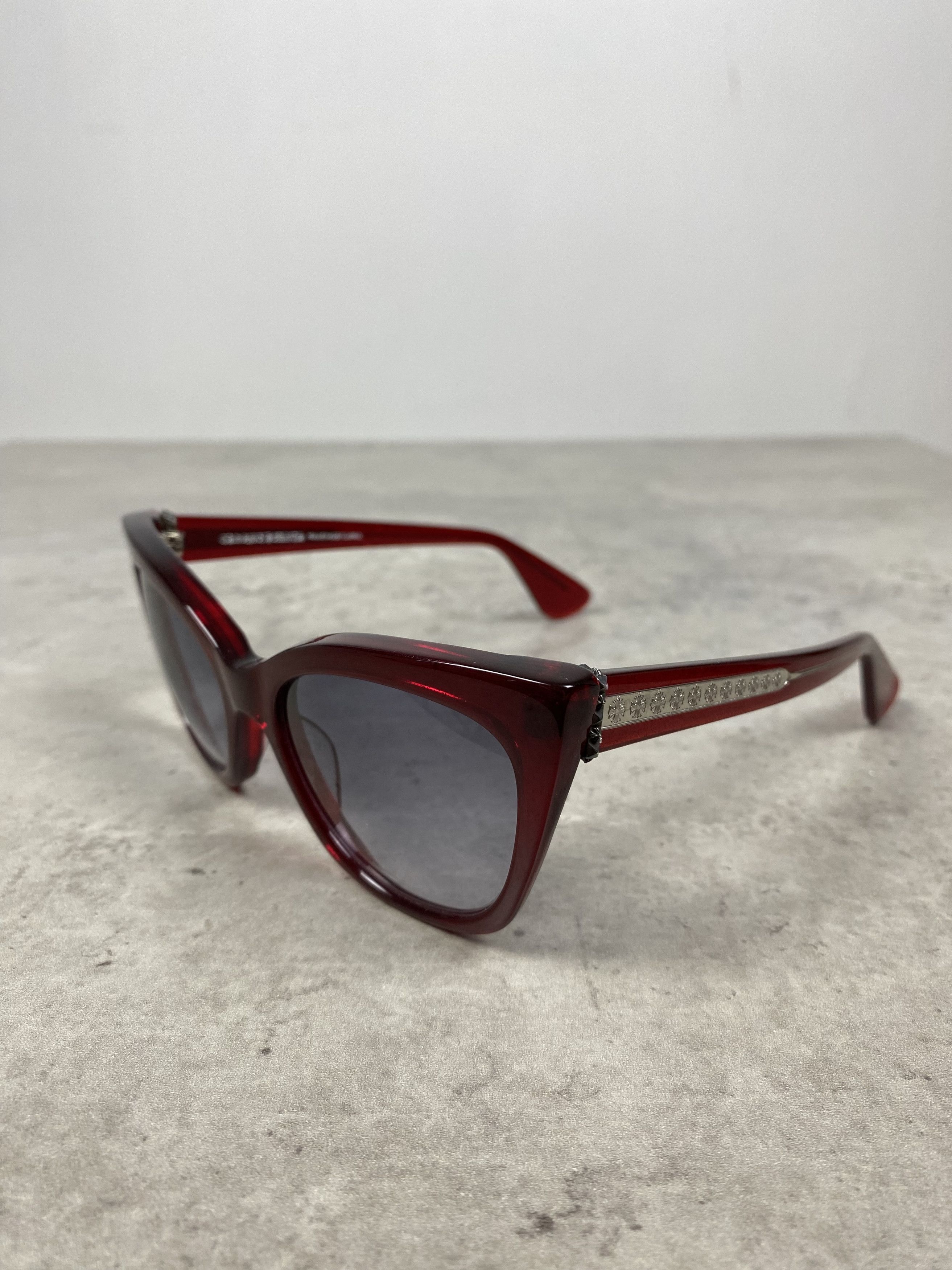 Chrome Hearts Chrome Hearts GLITTER GOO II RCRYS Sunglasses Red Size ONE SIZE - 1 Thumbnail