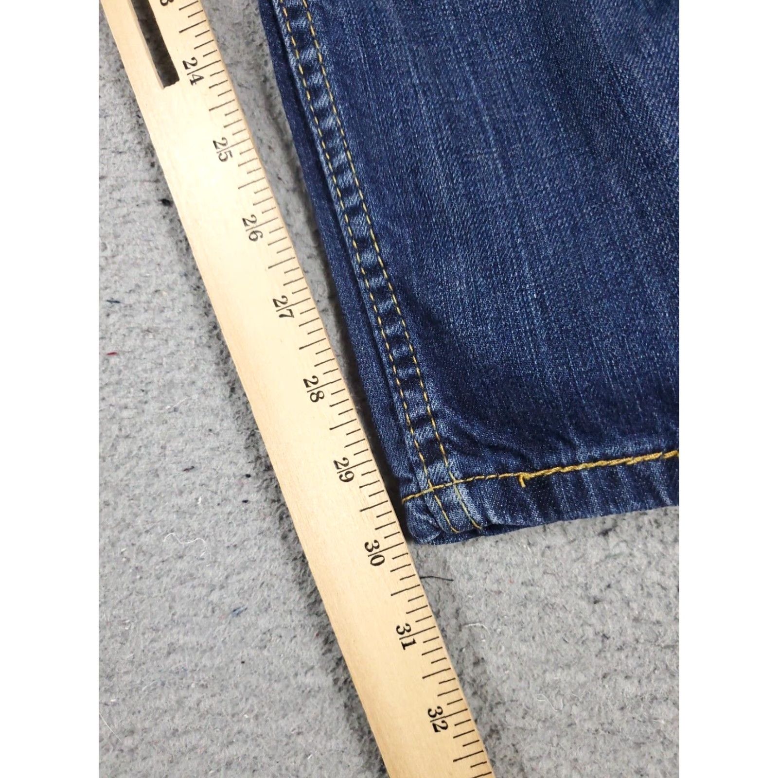 Levi's Levis Mens Straight Leg Jeans 36x30 Blue Casual Denim Pants Size US 36 / EU 52 - 5 Thumbnail