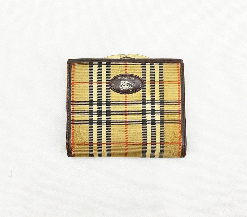 Burberry vintage BURBERRY london bi fold checkered wallet | Grailed