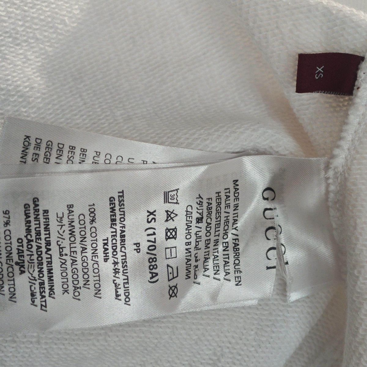 Gucci Gucci Off-White 'Gucci Firenze 1921' Hoodie Size US XS / EU 42 / 0 - 5 Thumbnail