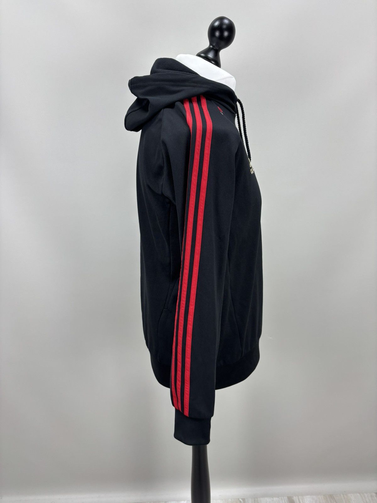 Adidas Mens hoodie Adidas AC 2011-2012 Milan Size M Color Black Size US M / EU 48-50 / 2 - 4 Thumbnail