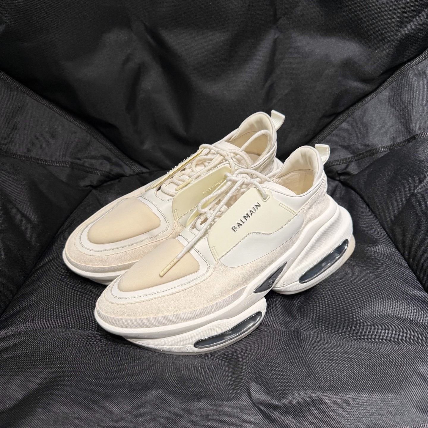 Balmain Balmain Small Logo Platform Lace-Up Sneakers Size US 11 / EU 44 - 1 Thumbnail