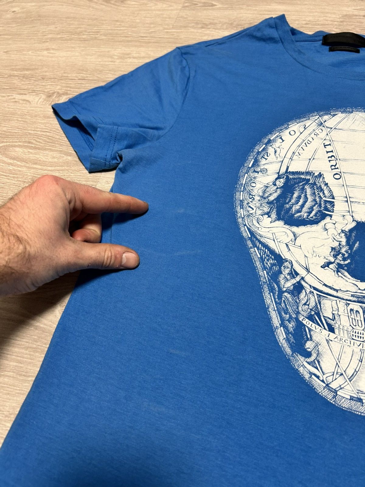 Alexander McQueen Alexander McQueen Big logo skull T-shirt Blue size S Size US S / EU 44-46 / 1 - 6 Thumbnail