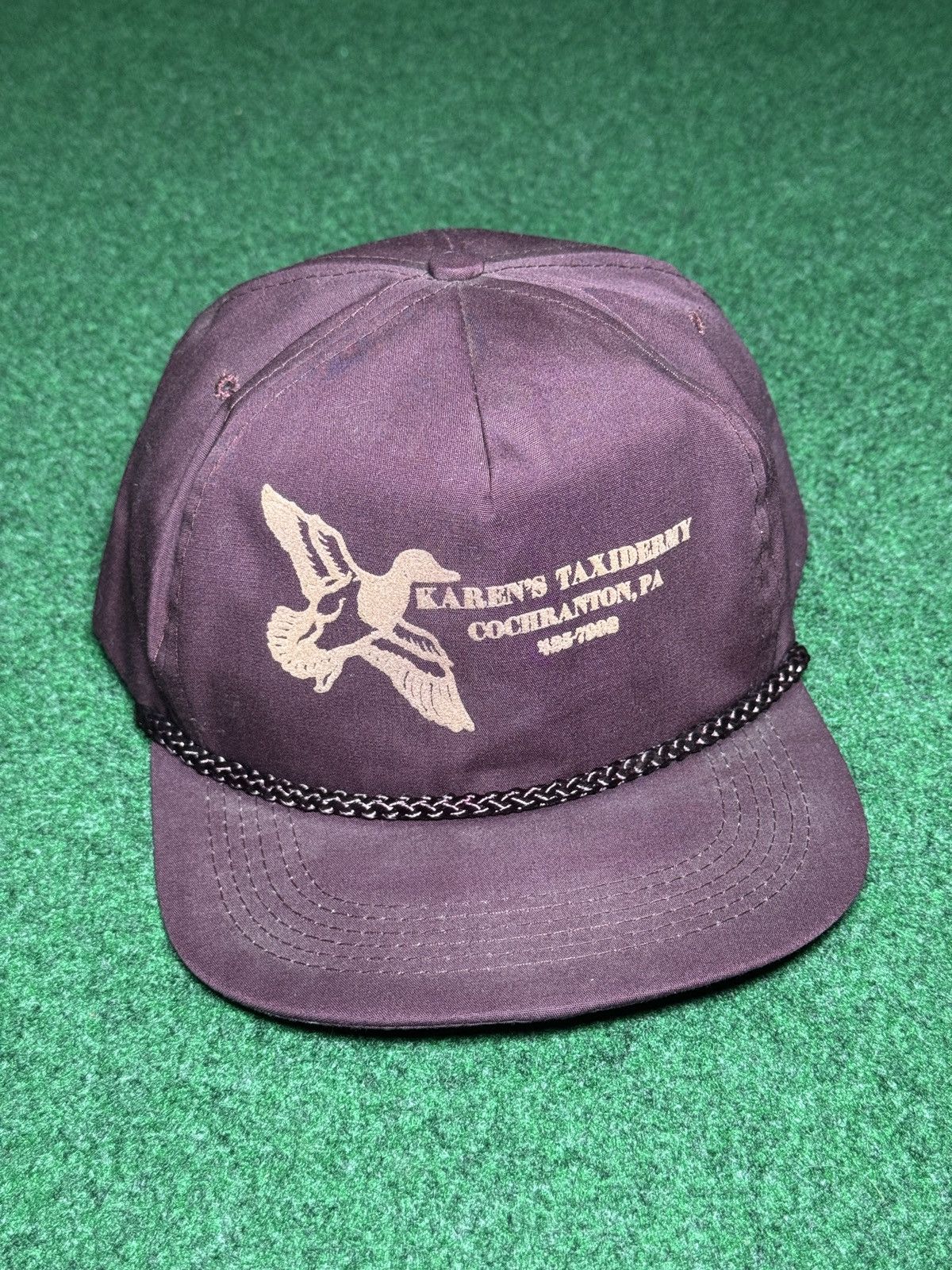 Vintage Vintage Karens Taxidermy 80s 90s Cochranton Pa Snapback Hat Size ONE SIZE - 1 Thumbnail