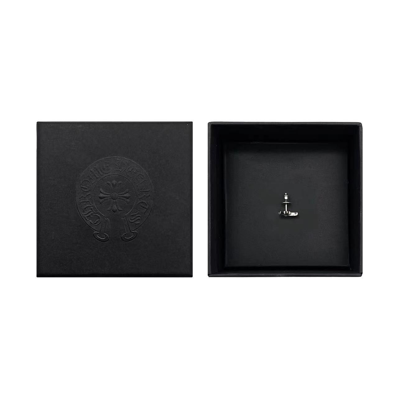 Chrome Hearts Chrome Hearts Silver Diamonds Cross Earring Ear Stud Size ONE SIZE - 5 Thumbnail