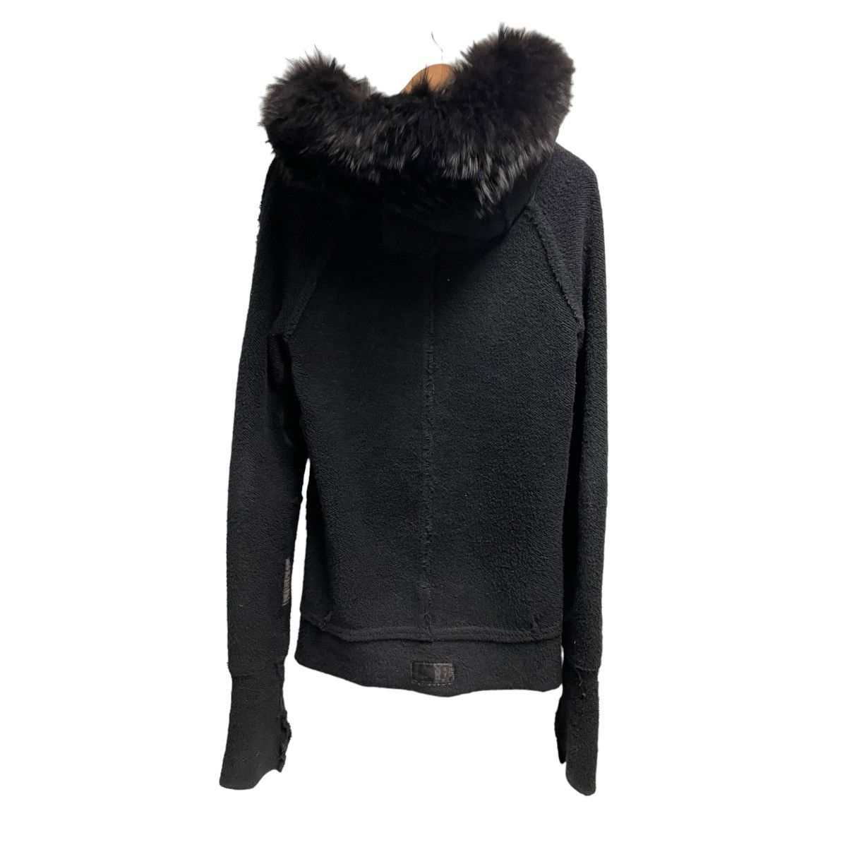 トップス LGB PARKA BLACK L.G.B. // Fur Hood Cotton Blend Zip Up Parka Jacket V2