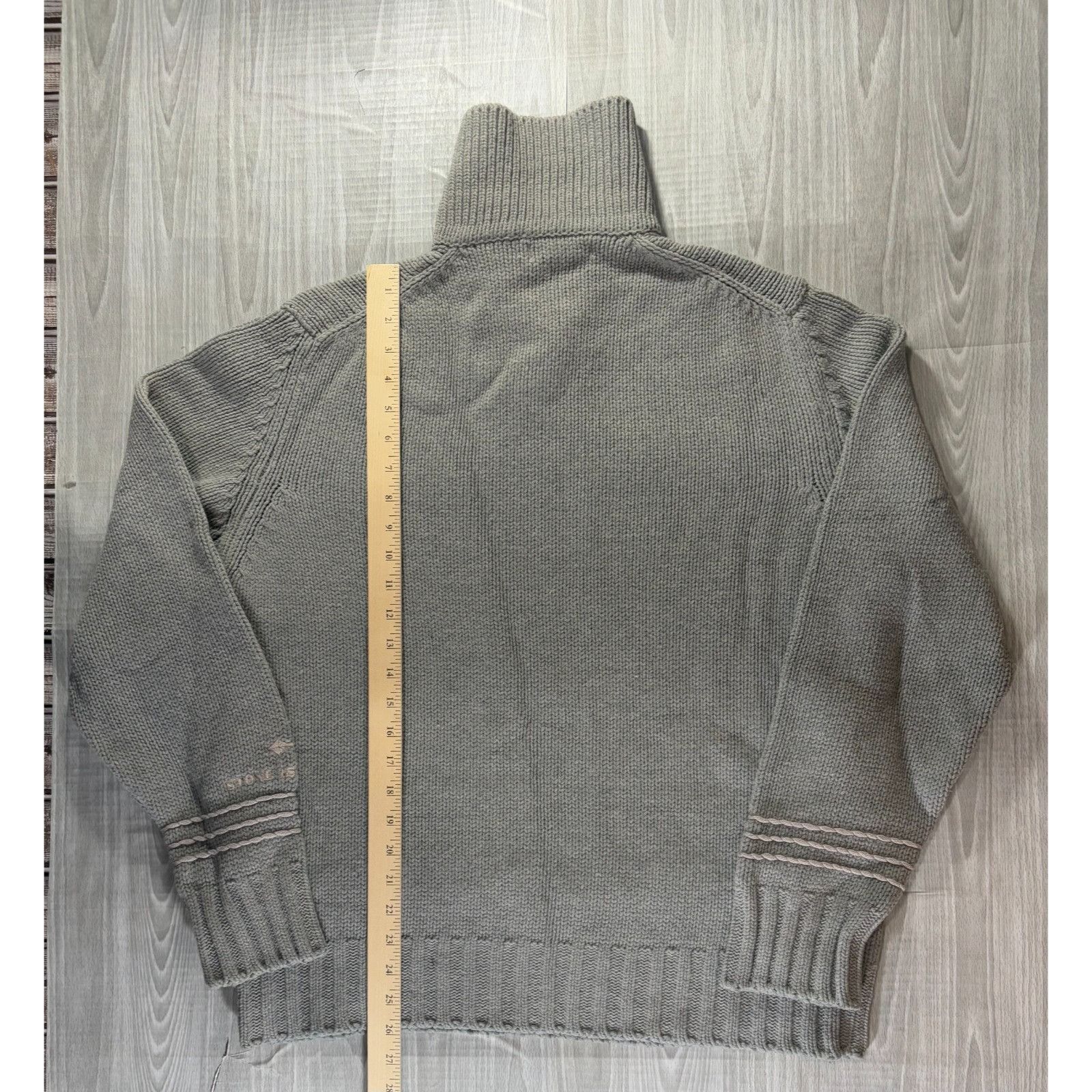 Stone Island STONE ISLAND wool blend enbroidered logo sweater sz L VGT 90 Size US L / EU 52-54 / 3 - 7 Thumbnail