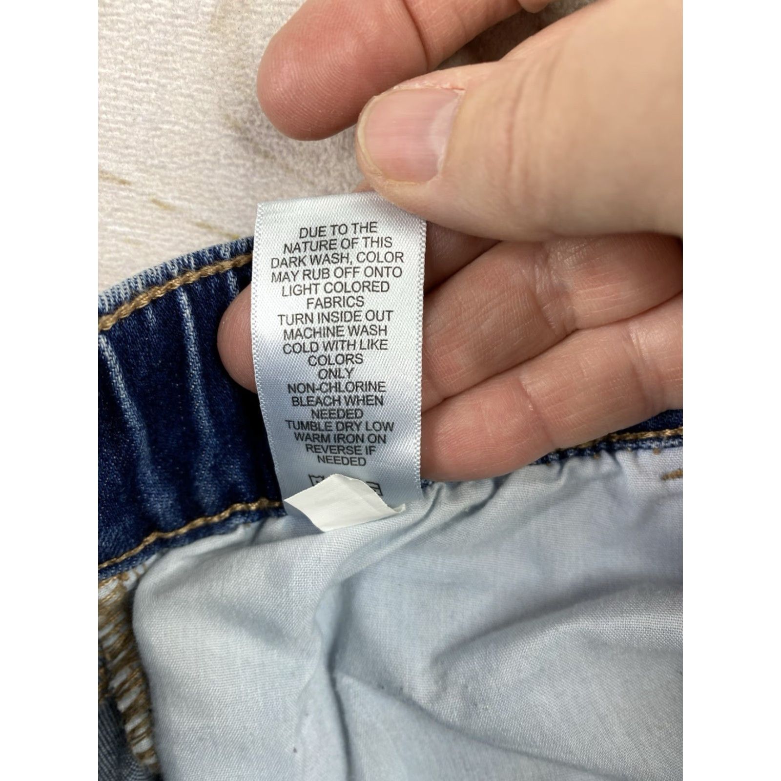 Vintage Maurices Jeans Womens M XLong Dark Wash High Rise Jeggings NWT Dark Blue Denim Stretch Skinny Slit Pocket City 32in Inseam Tall Womens Size 32" / US 10 / IT 46 - 7 Thumbnail
