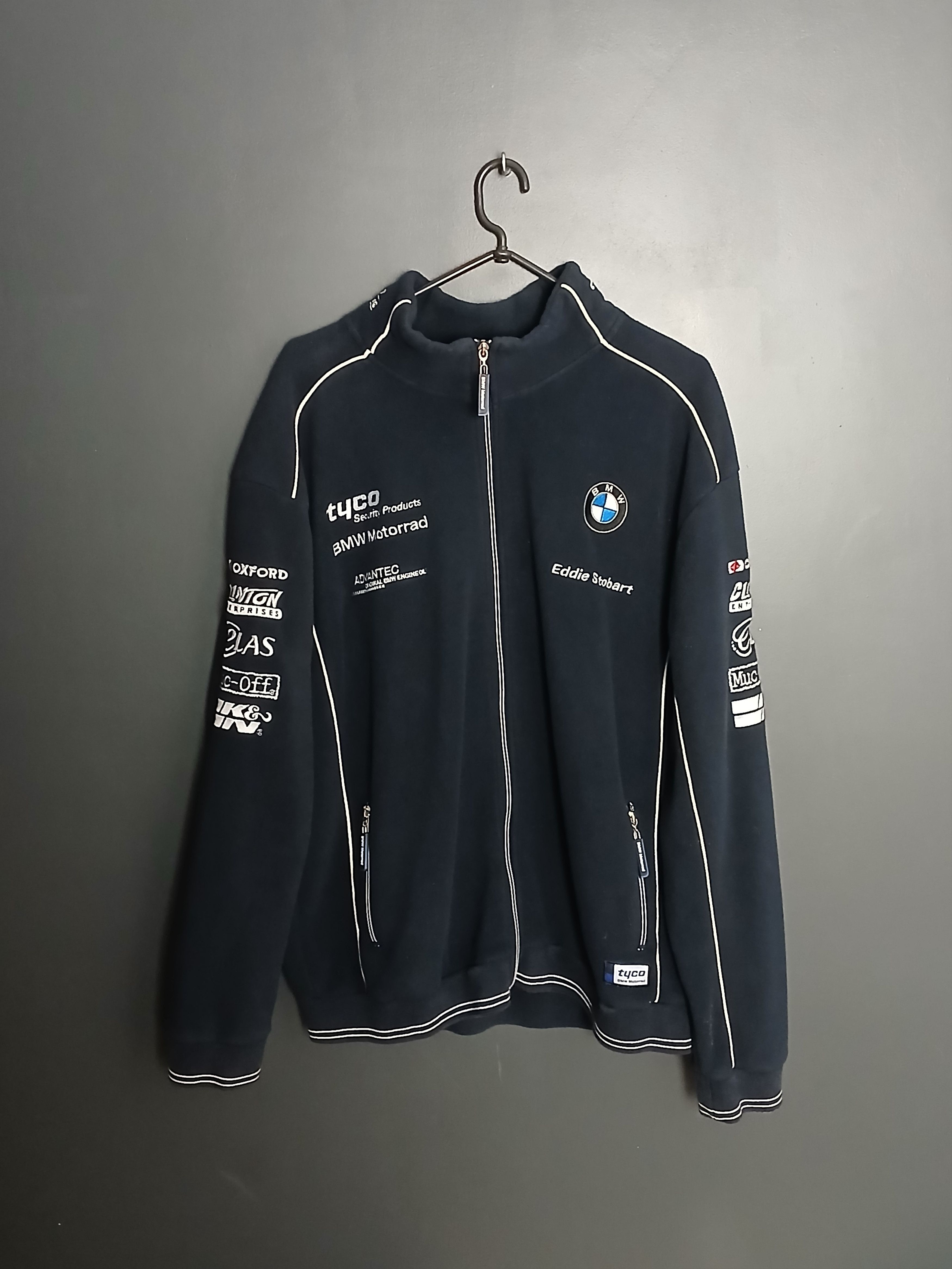 BMW BMW Mottorad Racing Moto Fleece Sweatshirt Size US XXL / EU 58 / 5 - 1 Thumbnail