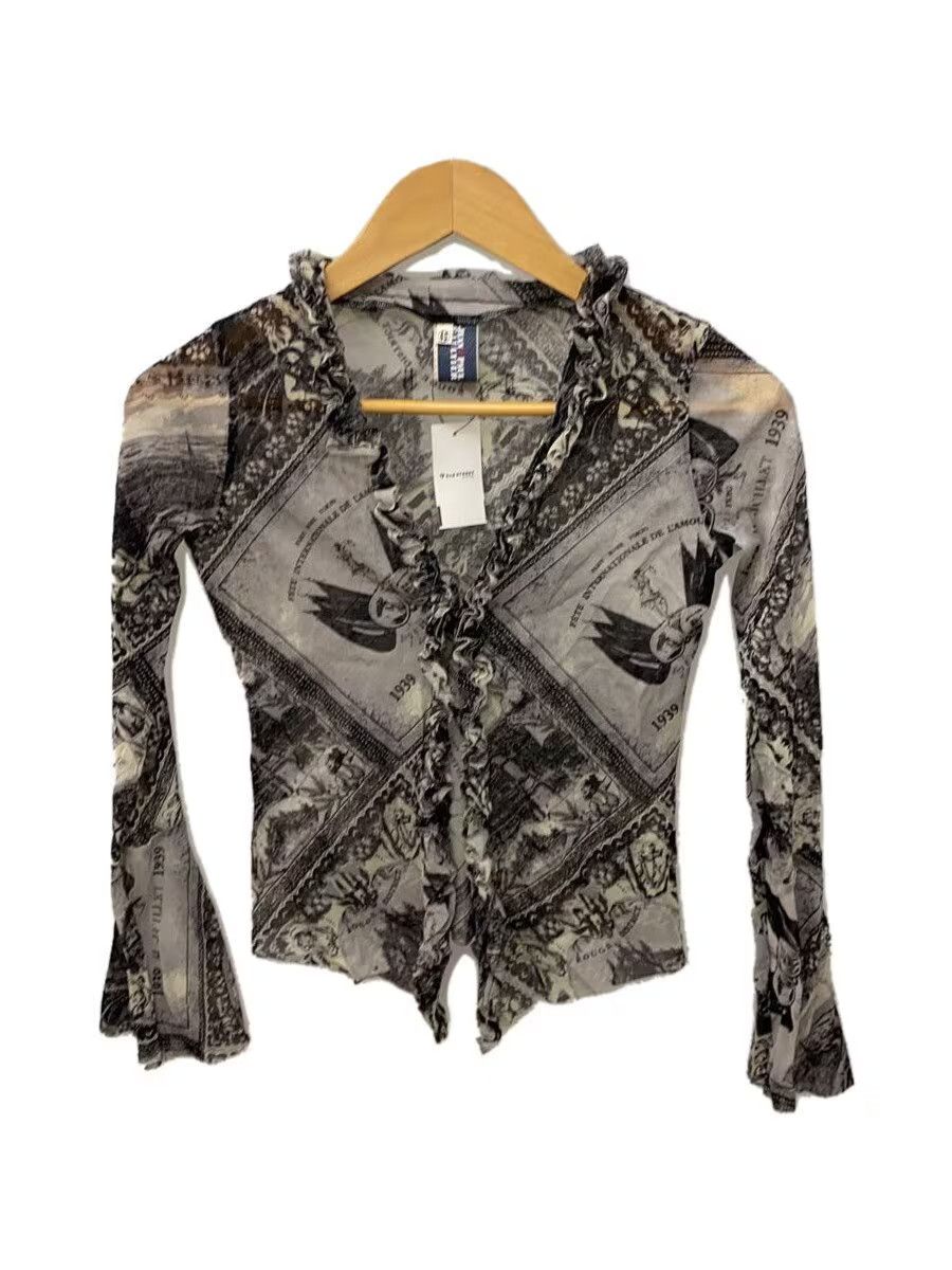 Jean Paul Gaultier Frill Print Nylon Cardigan Size XS / US 0-2 / IT 36-38 - 1 Thumbnail