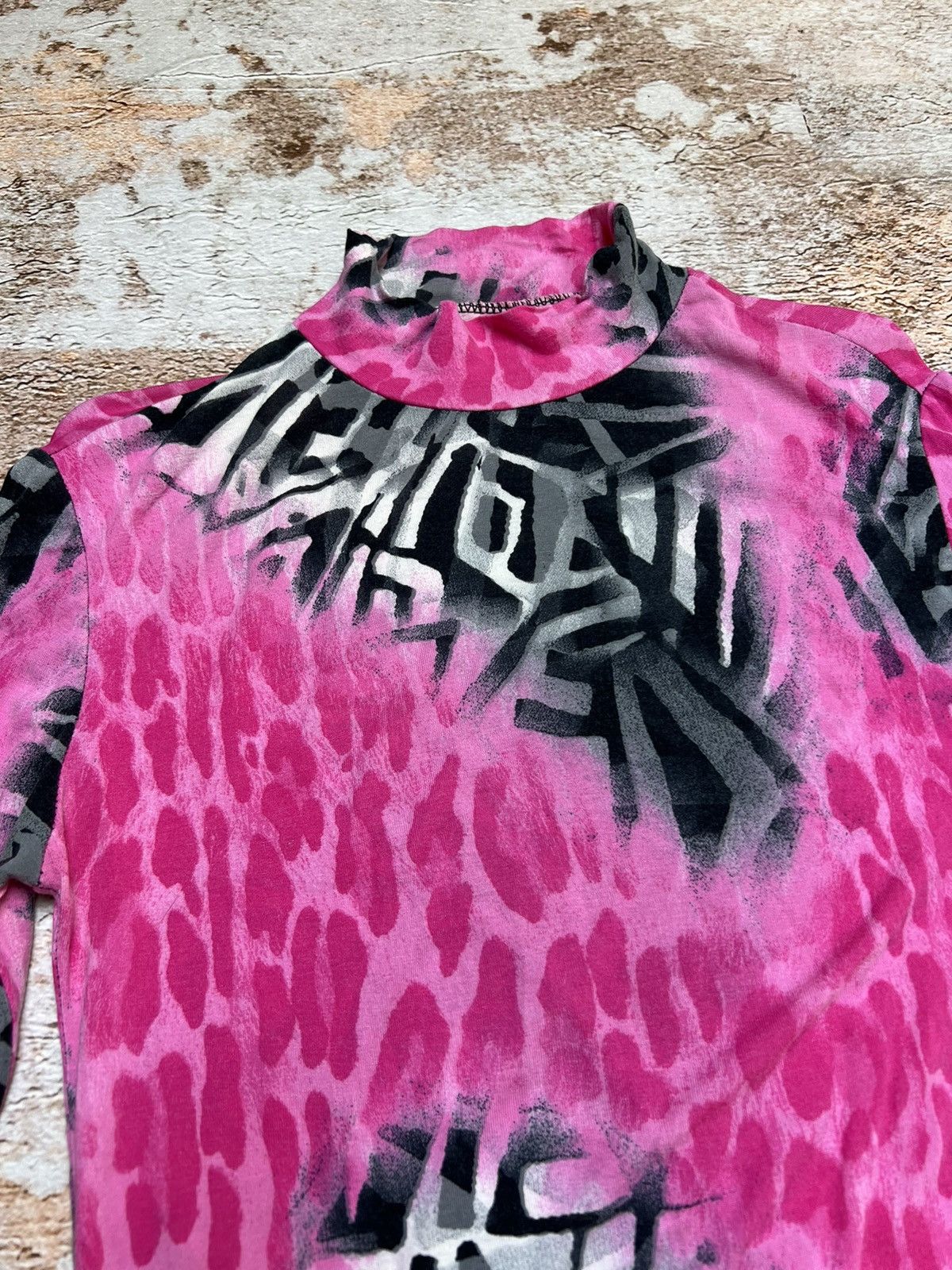 Vintage Vintage elastic abstract long sleeve Size S / US 4 / IT 40 - 4 Thumbnail