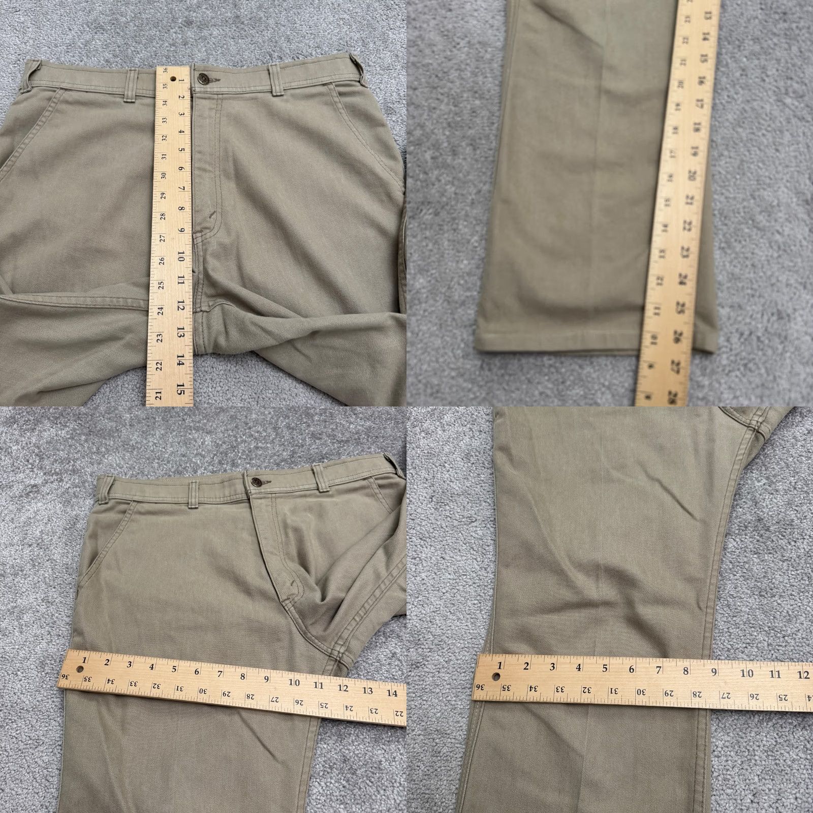 Levi's VINTAGE Levi's Pants Khaki Chino Brown Straight Men 36x26 80s Comfort Classic Size US 36 / EU 52 - 9 Thumbnail