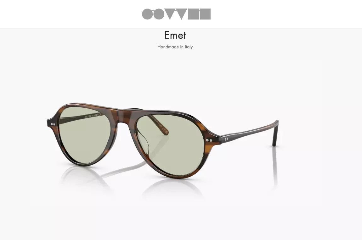 Oliver Peoples OLIVER PEOPLES Emet 50mm Navigator Optical Frames Size ONE SIZE - 4 Thumbnail