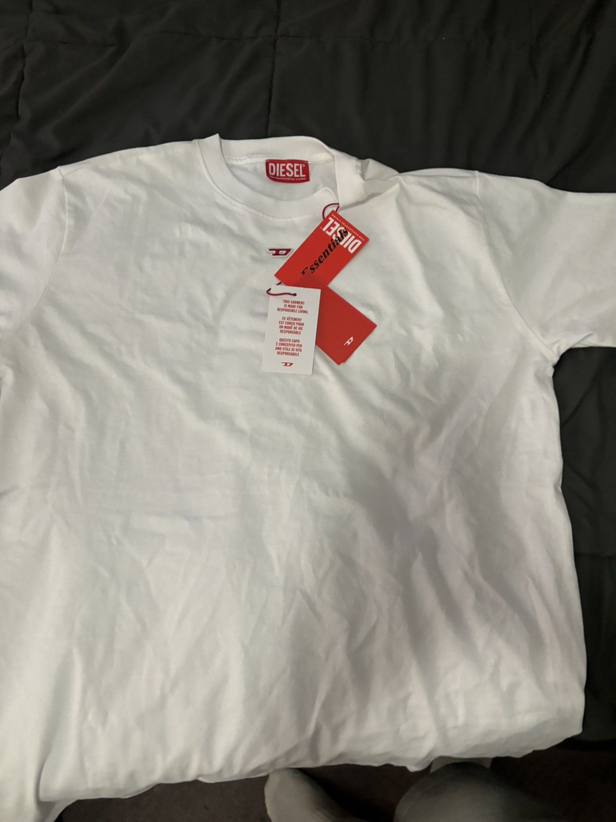Diesel Diesel tee shirt white brand new Size US L / EU 52-54 / 3 - 3 Thumbnail