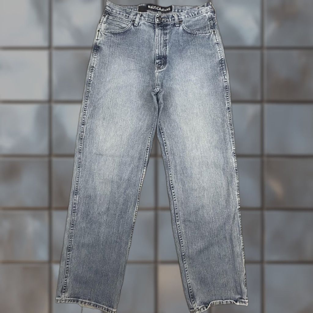 Nautica VINTAGE Nautica Jeans Company Jeans Mens 34x33 Relaxed Straight Leg Denim 90s Size US 34 / EU 50 - 1 Thumbnail