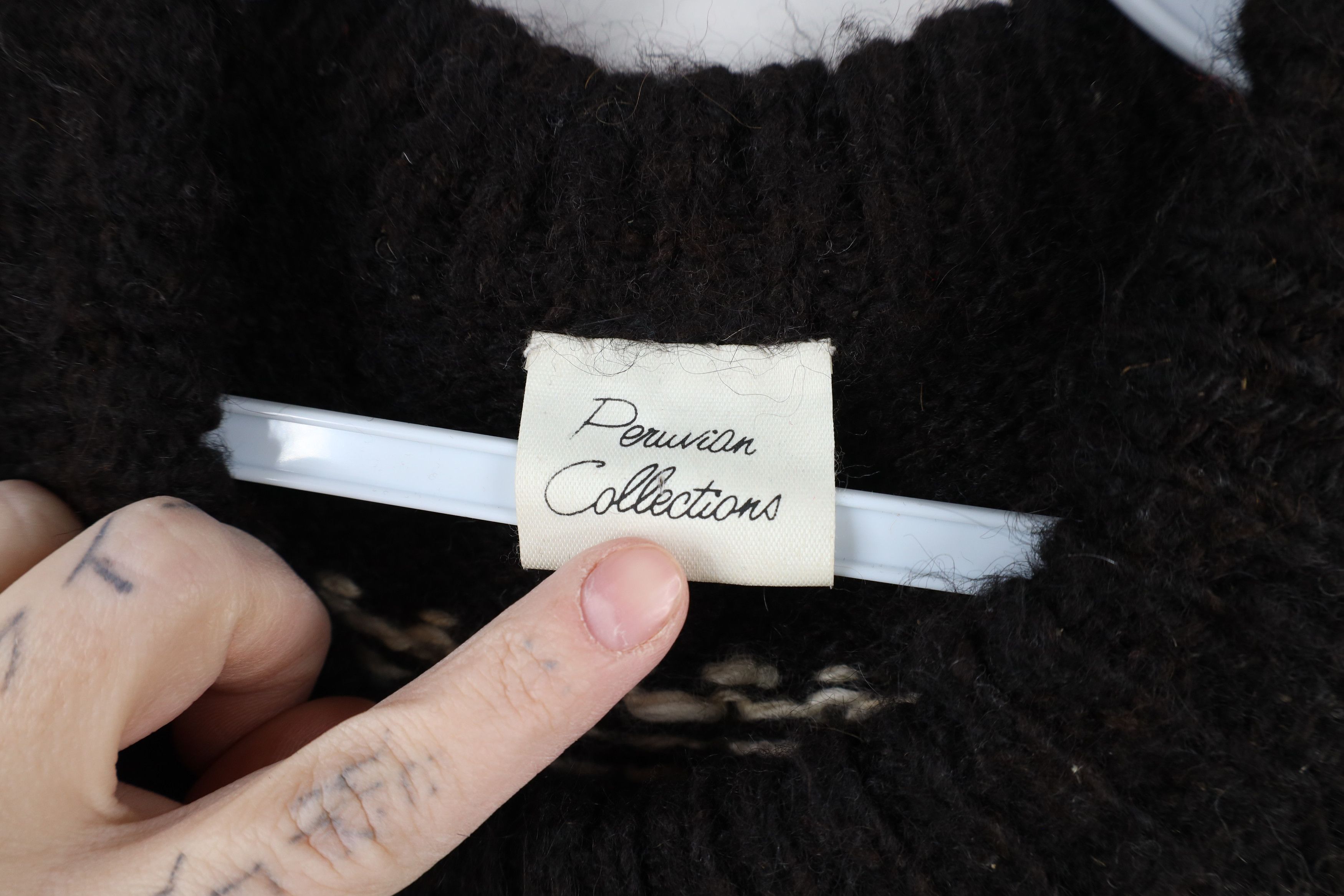 Vintage Vintage 90s Streetwear Alpaca Wool Knit Crewneck Sweater Size XL / US 12-14 / IT 48-50 - 8 Thumbnail