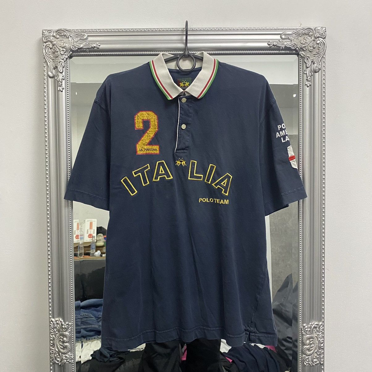 La Martina La martina Polo Shirt Italia #2 Size US XL / EU 56 / 4 - 5 Thumbnail