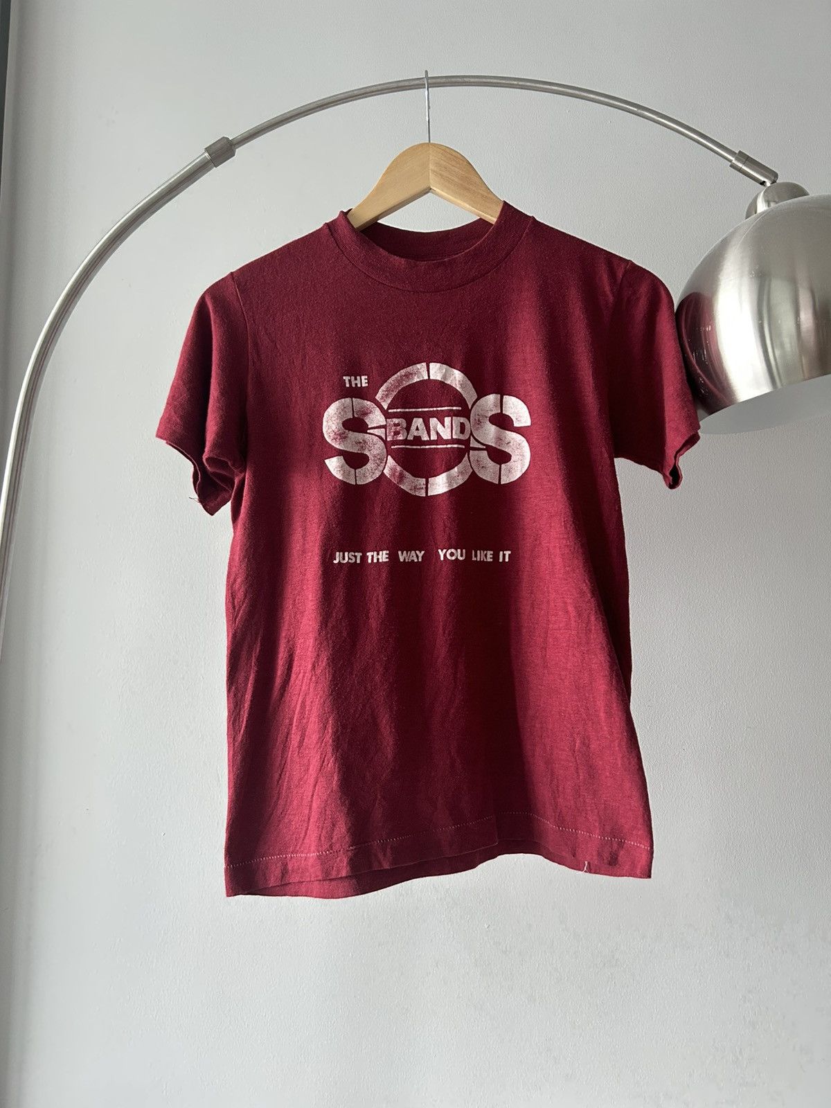 Vintage S.O.S. Band Vintage T Shirt 80’ Size US XS / EU 42 / 0 - 1 Thumbnail