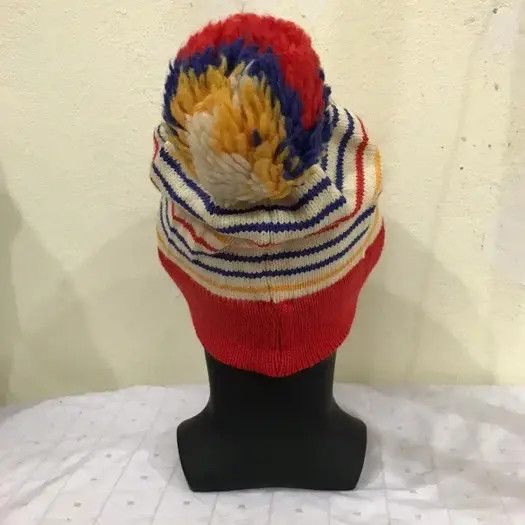 Vintage Colin Stripe Bobble Beanie Hat Size ONE SIZE - 5 Thumbnail