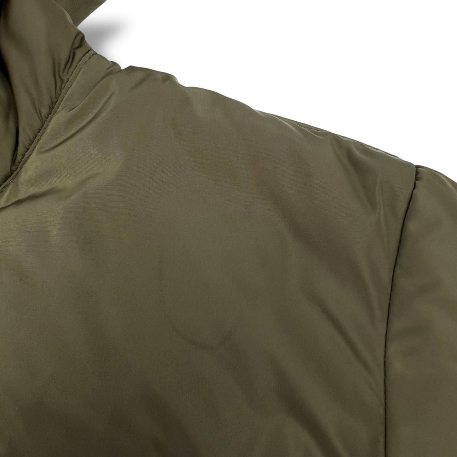 Prada Prada Women's Khaki Two Tone Puffer Jacket Size M / US 6-8 / IT 42-44 - 3 Thumbnail