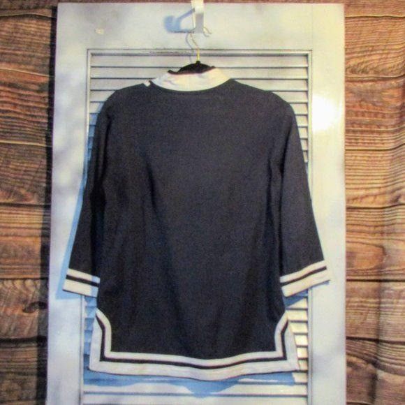 Other Sherry Taylor Sm Nautical Linen Blend Blouse Size S / US 4 / IT 40 - 3 Thumbnail