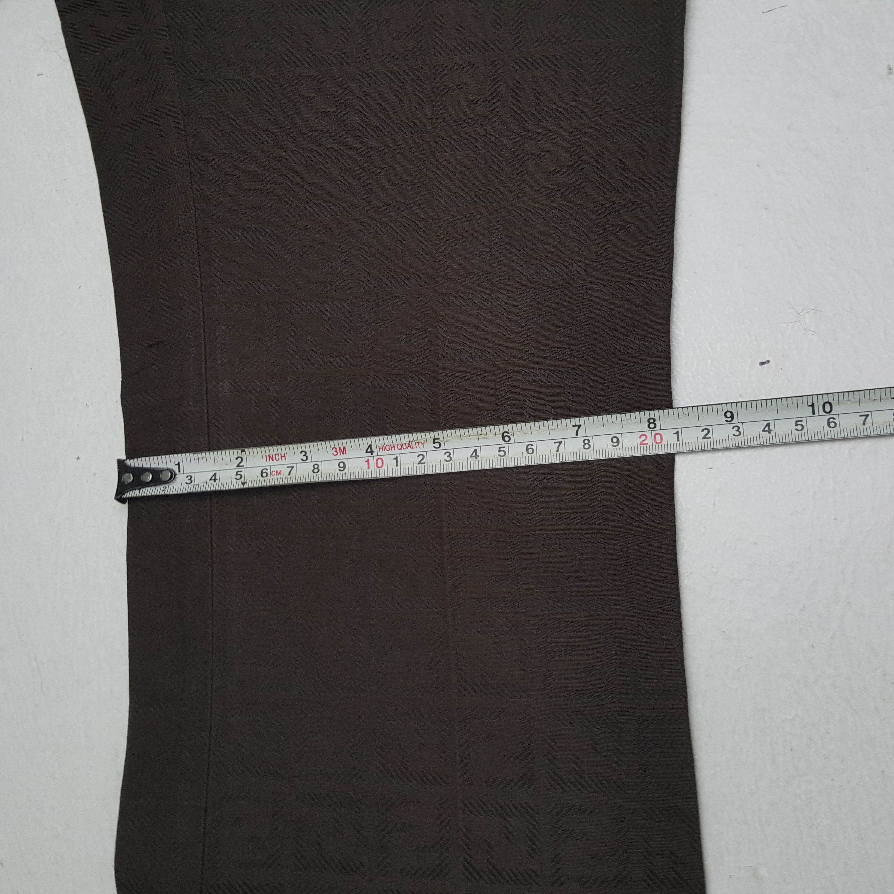 Fendi × Vintage Vintage FENDI Italian Fashion Brand Monogram Design Pants Size 27" / US 4 / IT 40 - 10 Thumbnail