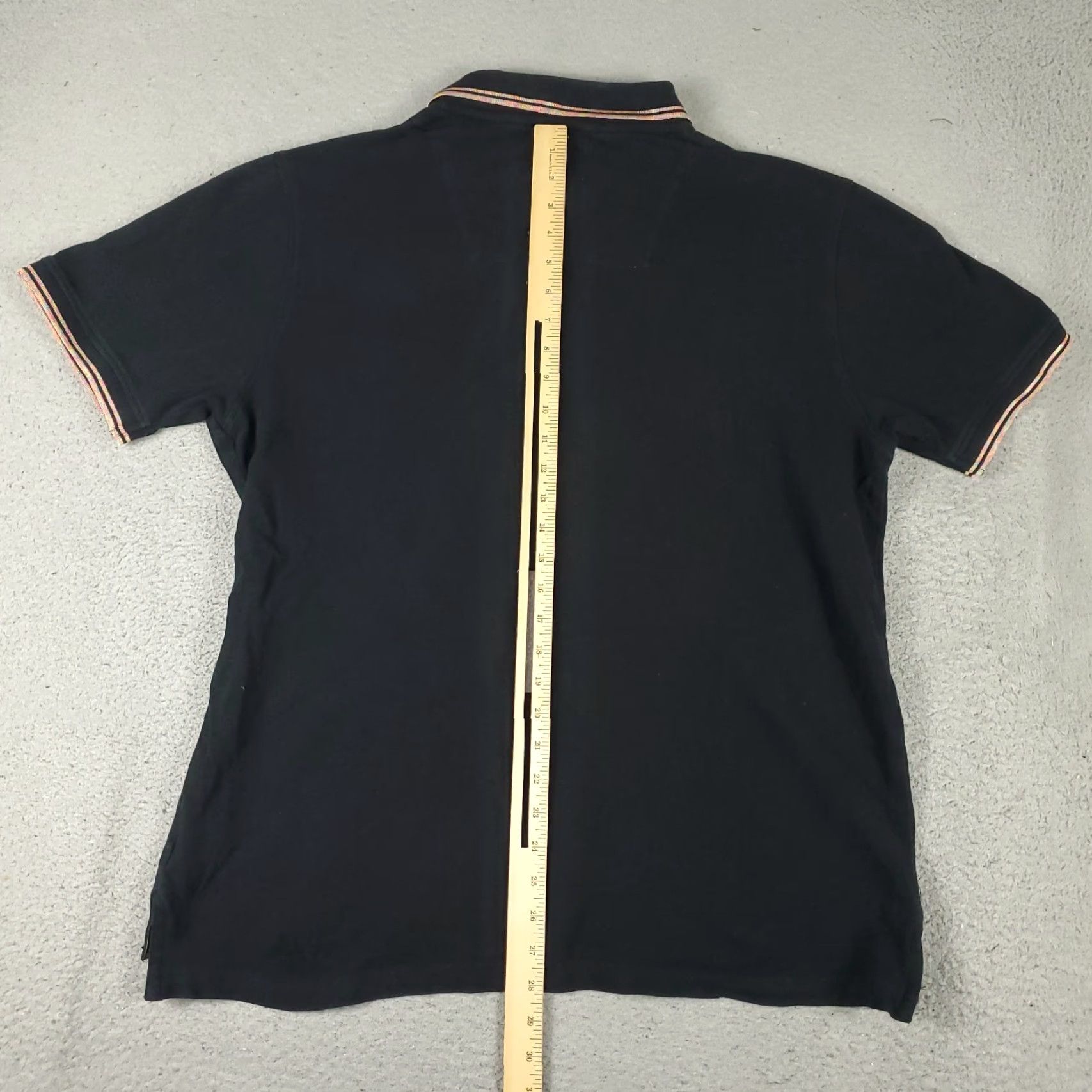 Robert Graham Robert Graham Polo Shirt Mens XL Black Casual Short Sleeve Adult Polo Shirt Black XL Mens Size US XL / EU 56 / 4 - 3 Thumbnail