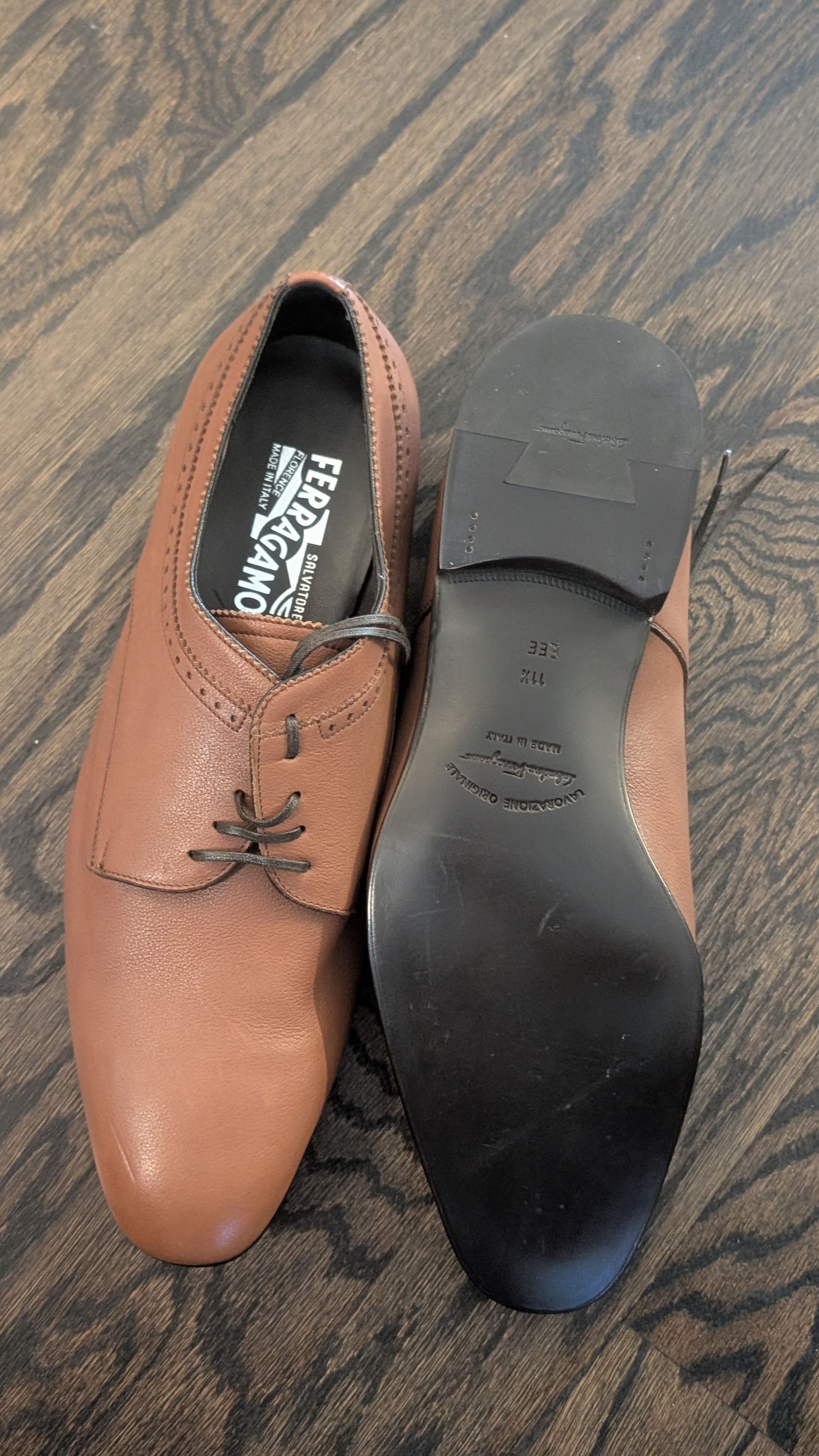 Salvatore Ferragamo Salvatore Ferragamo Derby Shoes Size US 11.5 / EU 44-45 - 11 Thumbnail