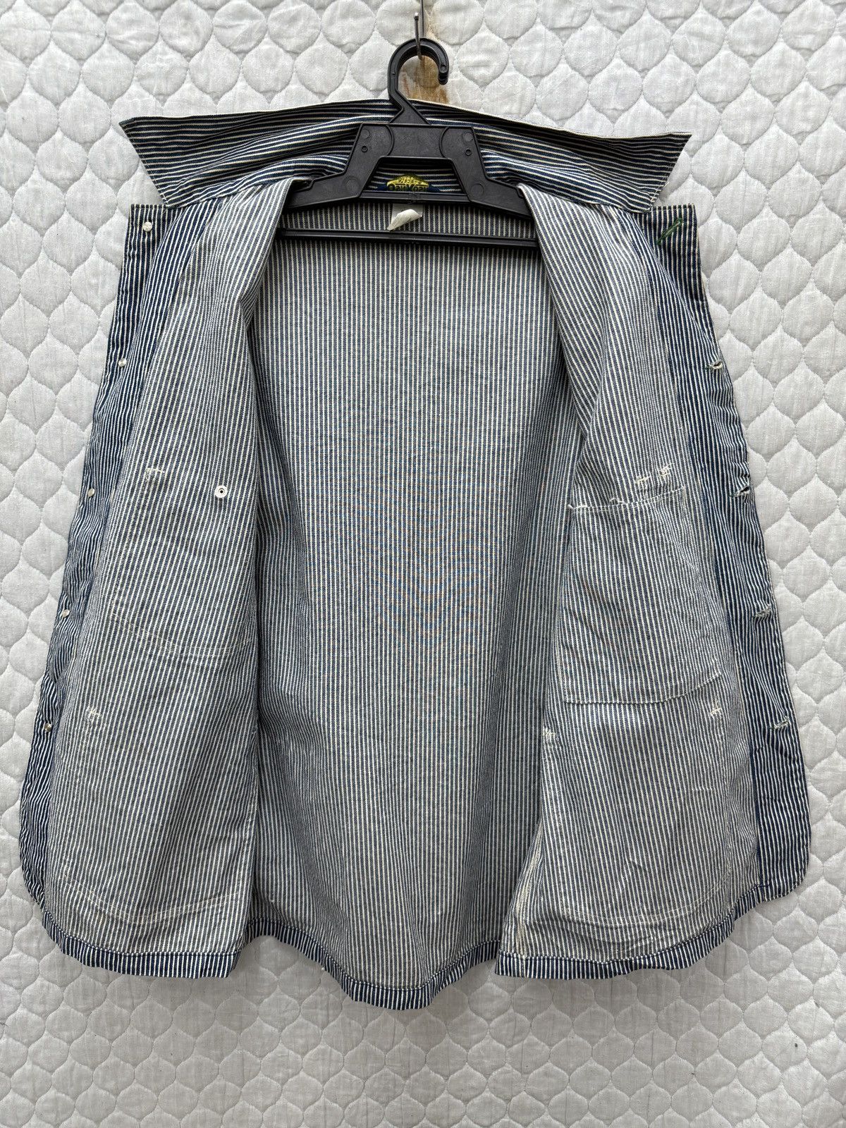 Oshkosh 💥🔥💥ARCHIVE VTG 70’s OSHKOSH HICKORY BLUE CHORE JACKET Size US M / EU 48-50 / 2 - 3 Thumbnail