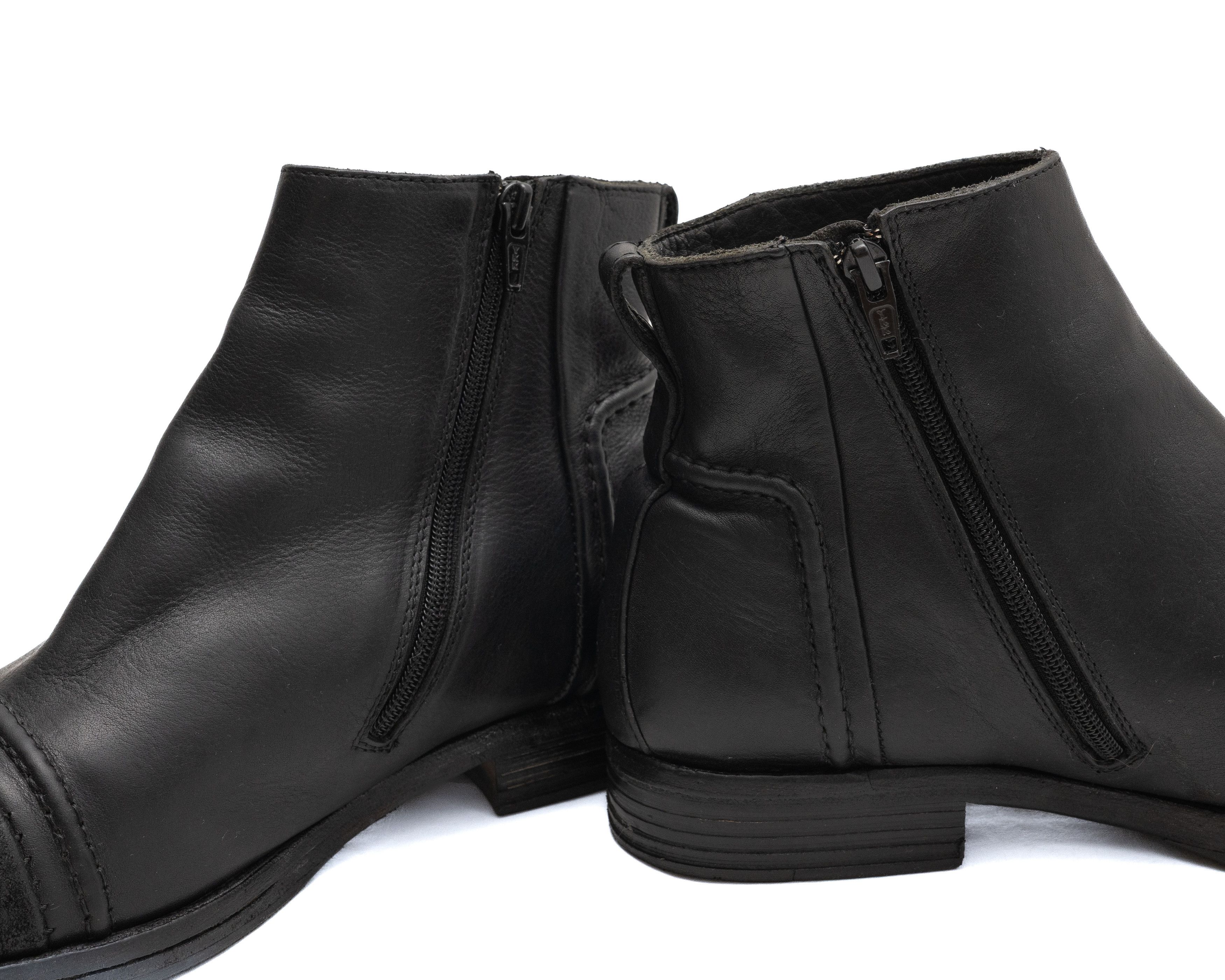 MoMA MOMA Leather Tie Cap Zip Up Boots Size US 8 / EU 41 - 7 Thumbnail