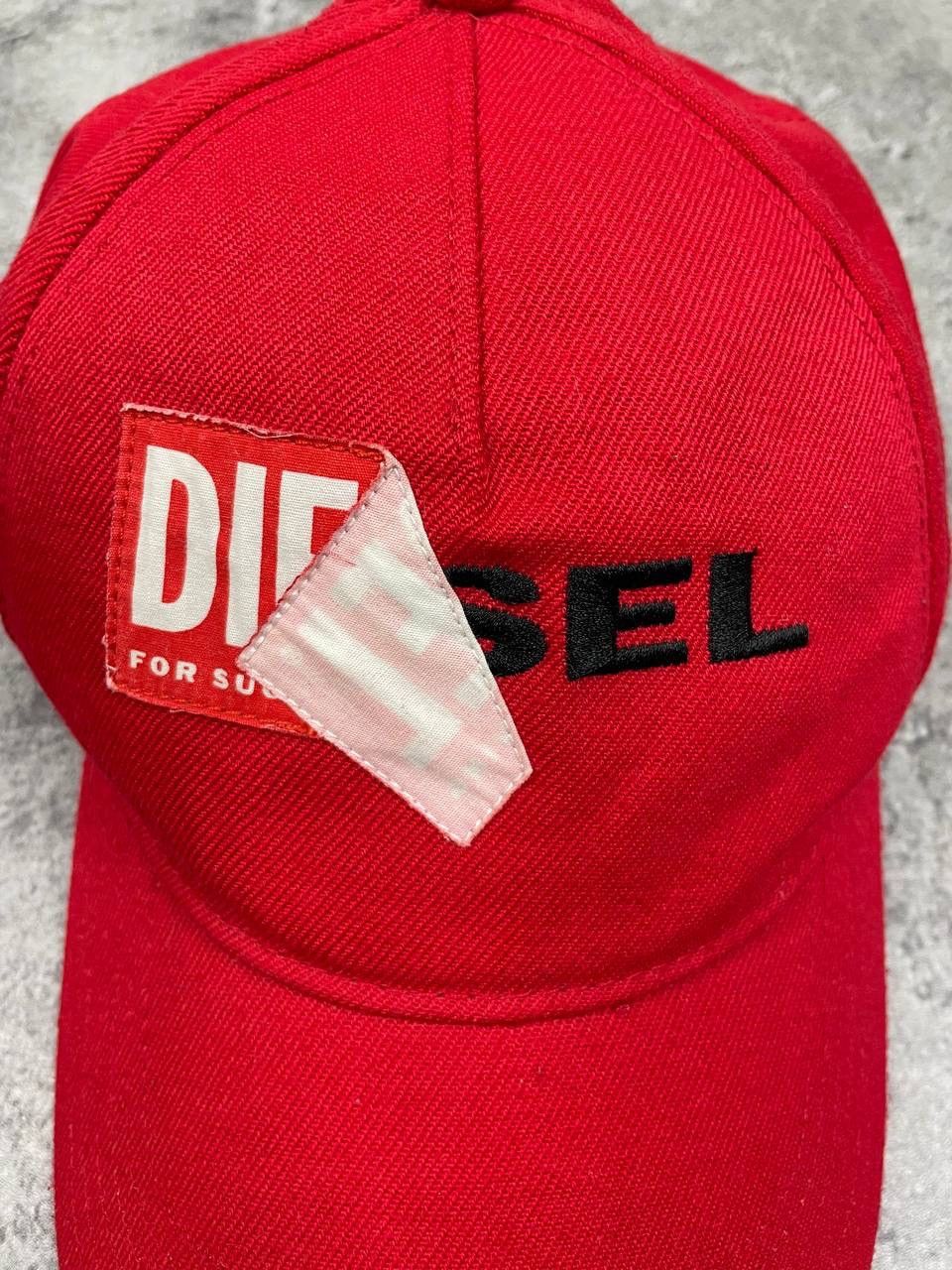 Diesel Diesel Men Cap Logo Red Size ONE SIZE - 2 Thumbnail