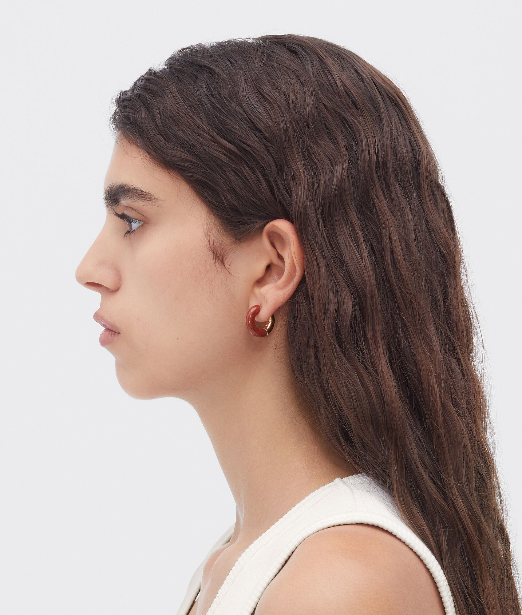 Bottega Veneta o1n1vont1124 Size: OS / Essentials Earrings in Red Size ONE SIZE - 3 Thumbnail