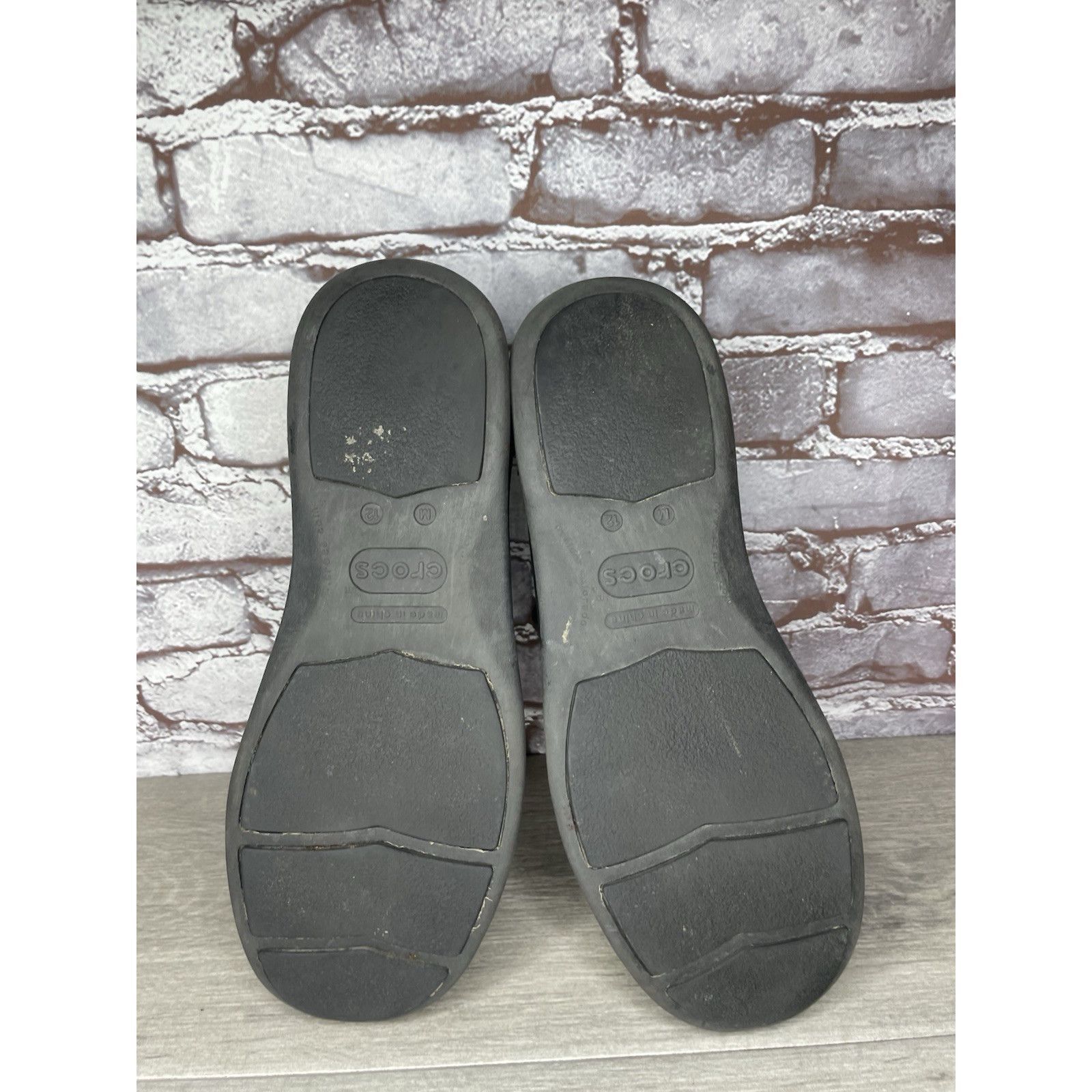 Crocs Crocs Venture Black leather Casual Oxfords lace up Comfort S Size US 12 / EU 45 - 18 Thumbnail