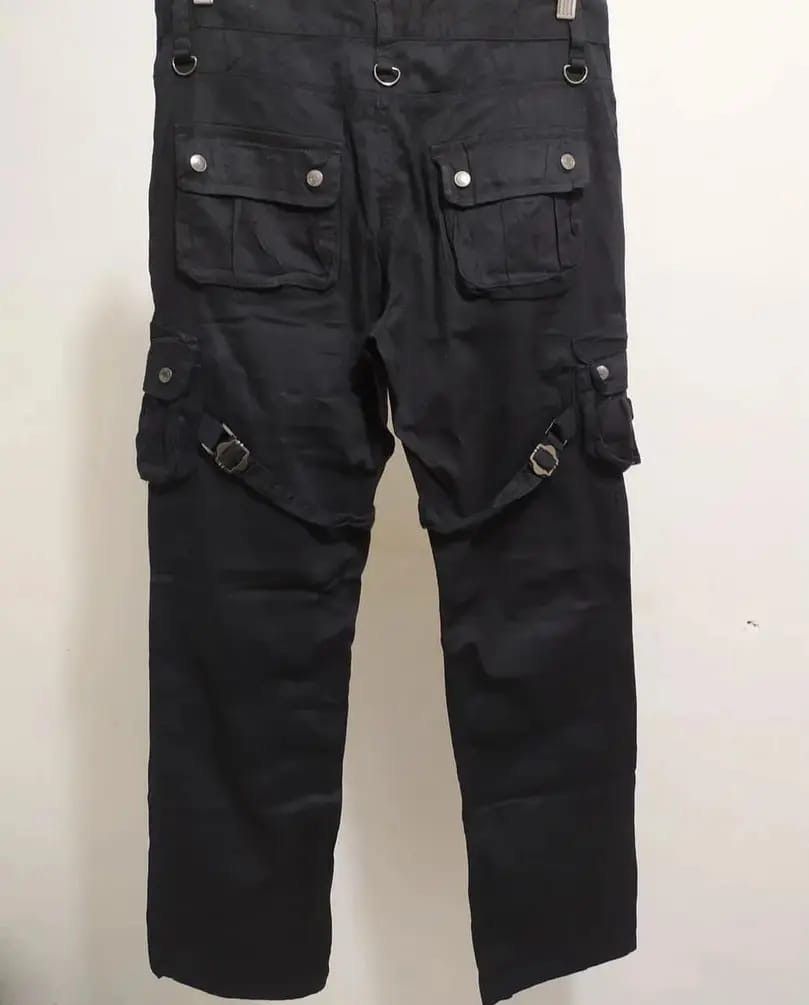 Japanese Brand LOWBOX Bondage Cargo Tactical Streetwear Pants Size US 32 / EU 48 - 4 Thumbnail